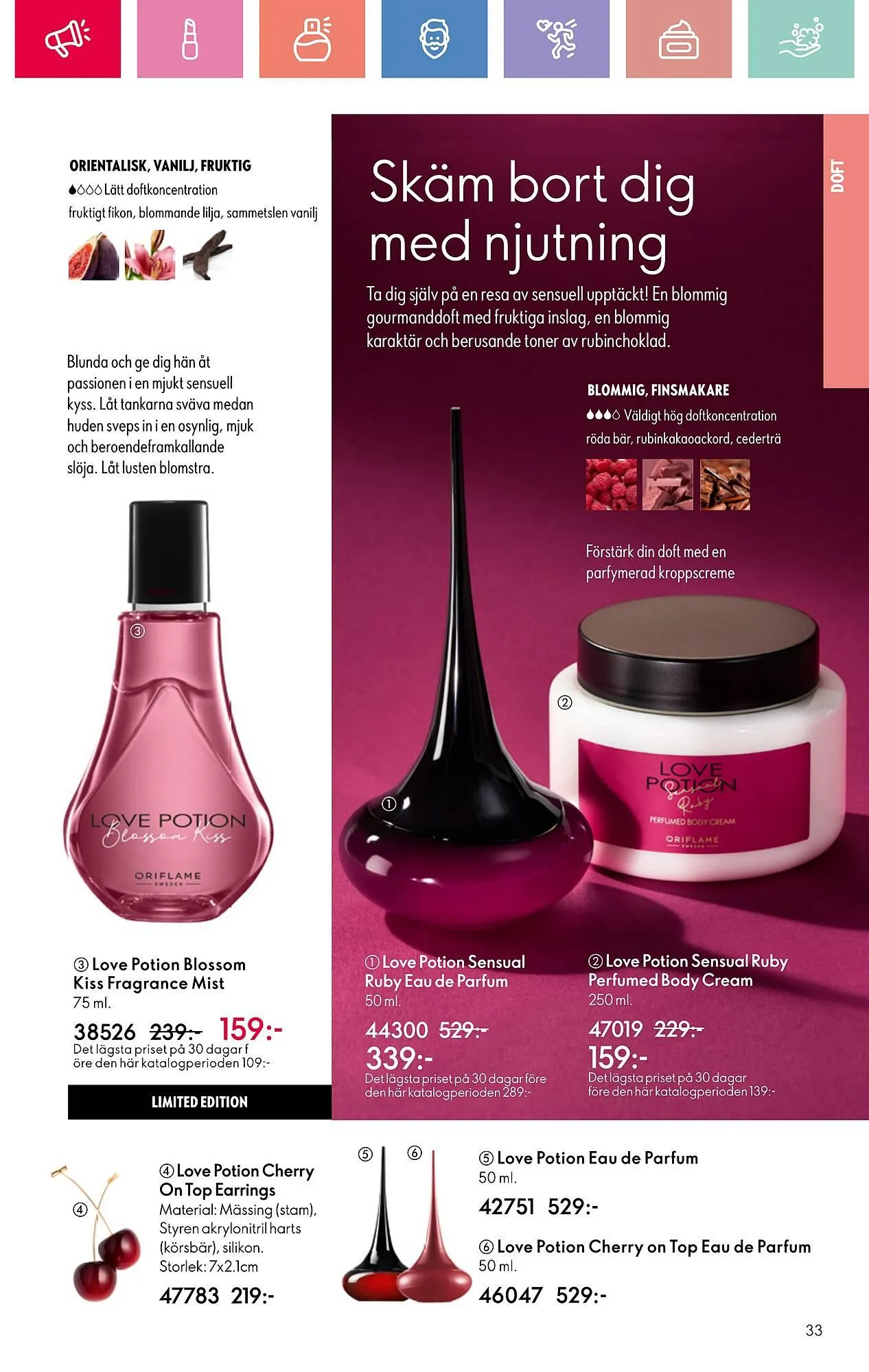 Oriflame reklamblad från 20 april till 9 maj 2025 - Reklamblad sidor 33