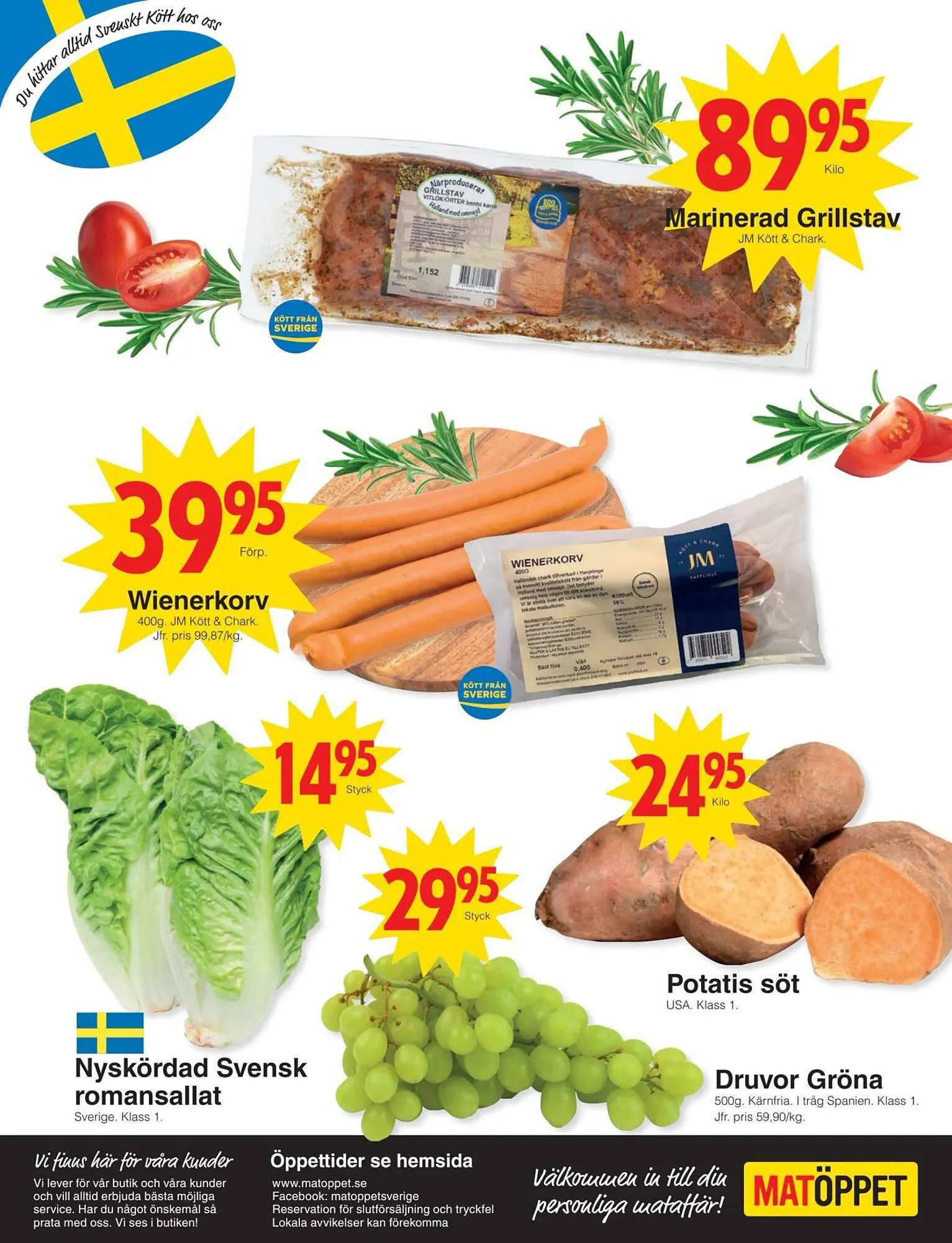 Matöppet reklamblad från 4 augusti till 10 augusti 2025 - Reklamblad sidor 4