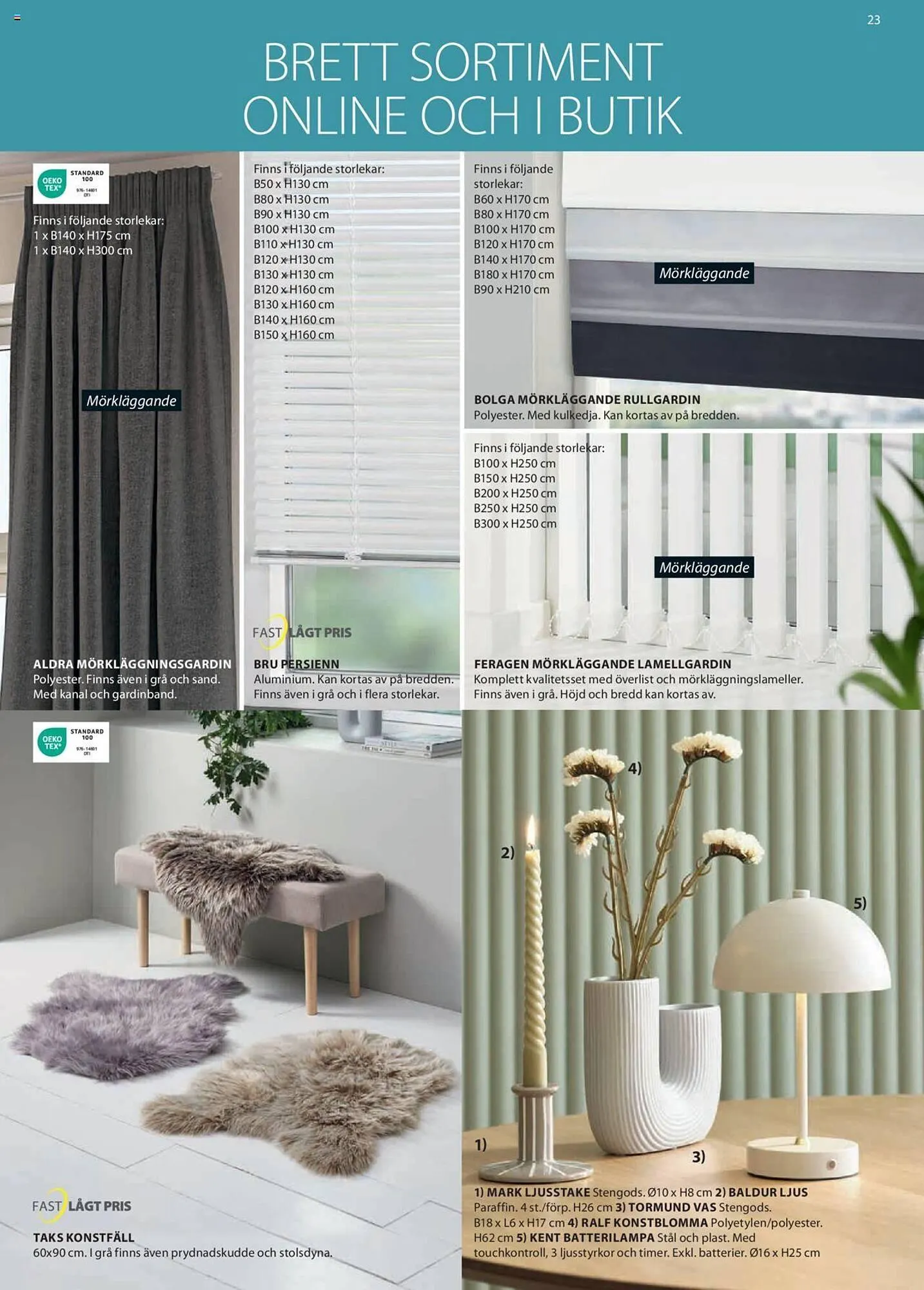 JYSK reklamblad från 1 september till 31 december 2023 - Reklamblad sidor 23