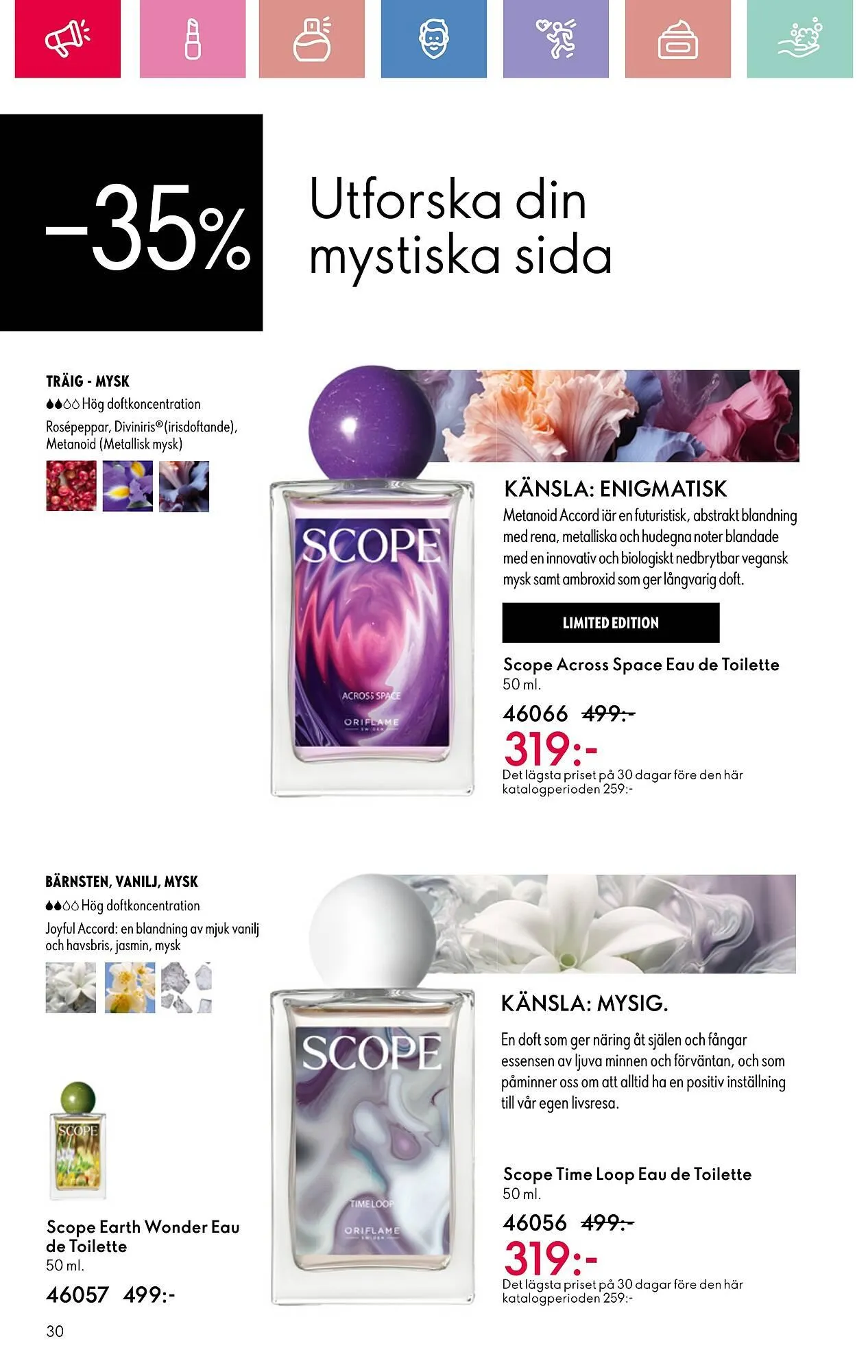 Oriflame reklamblad från 20 april till 9 maj 2025 - Reklamblad sidor 30