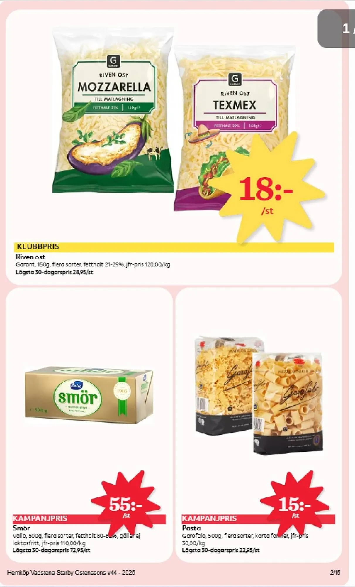 Östenssons reklamblad från 27 oktober till 2 november 2025 - Reklamblad sidor 2