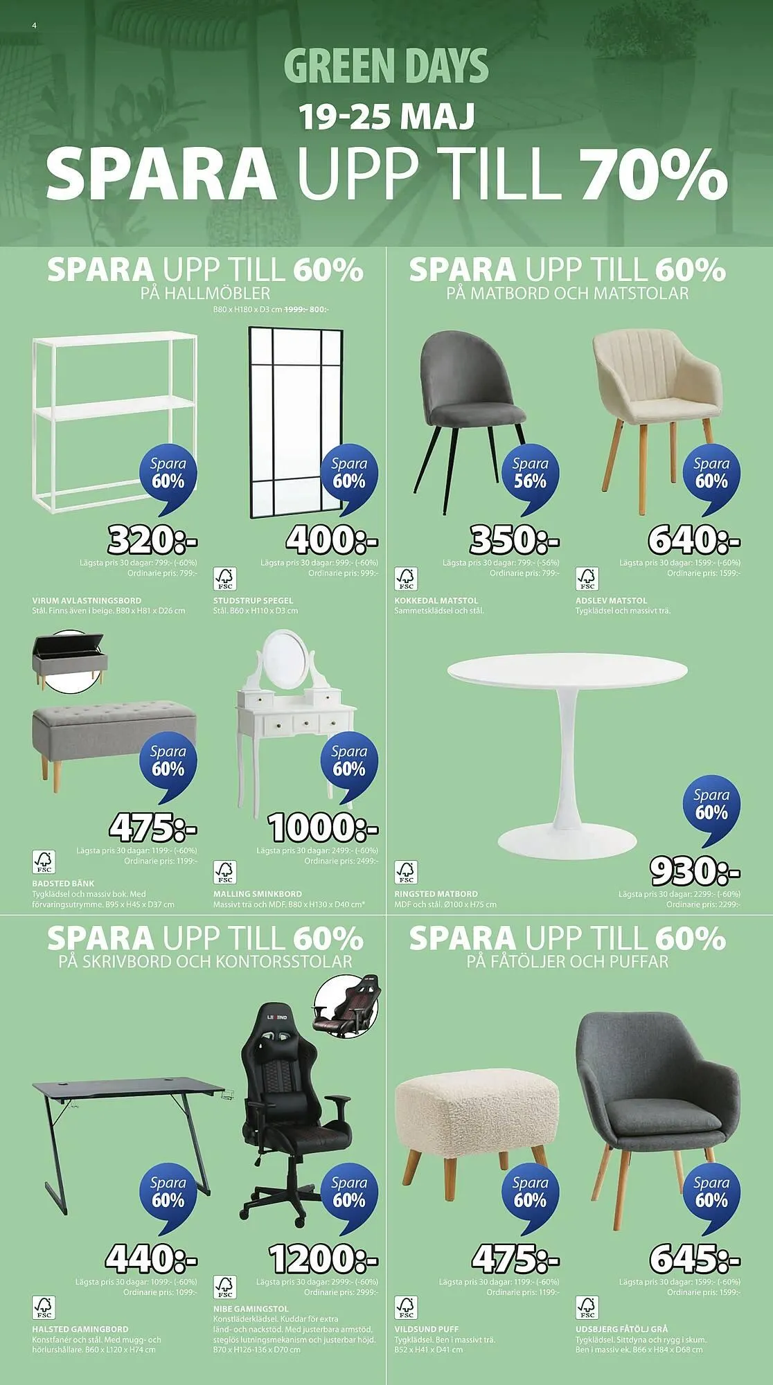 JYSK reklamblad från 19 maj till 25 maj 2025 - Reklamblad sidor 4