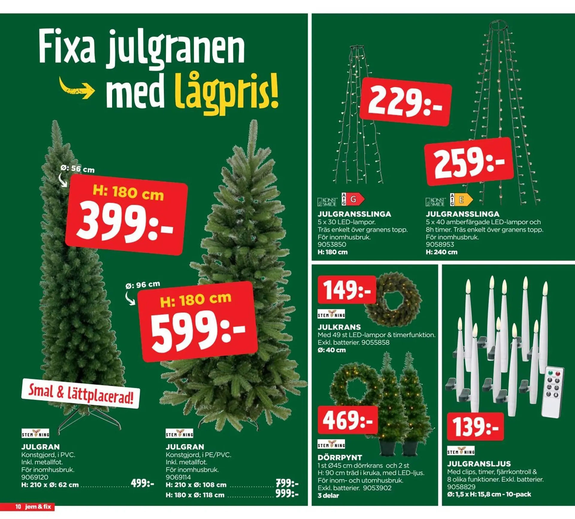 Jem&Fix reklamblad från 8 december till 22 december 2025 - Reklamblad sidor 10