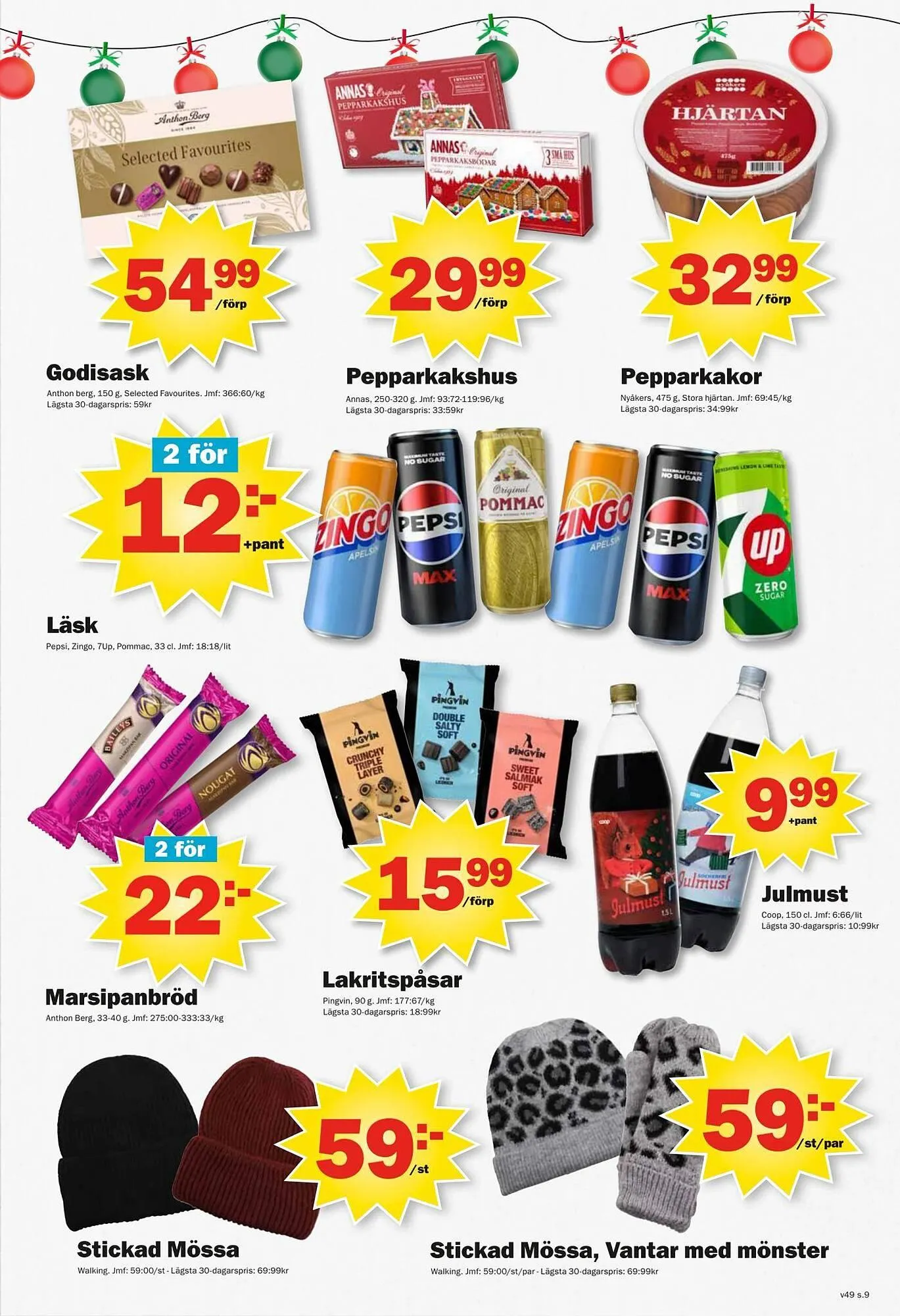 Pekås reklamblad från 1 december till 8 december 2025 - Reklamblad sidor 9