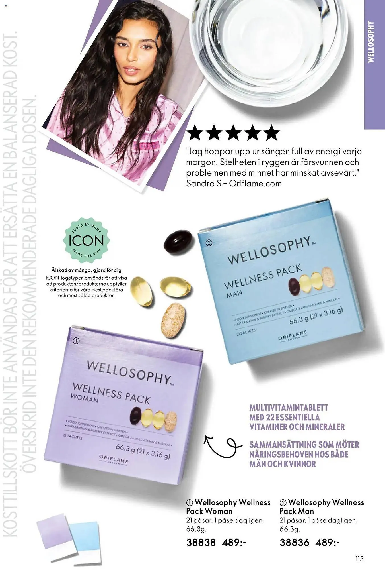 Oriflame reklamblad från 22 april till 12 maj 2026 - Reklamblad sidor 113
