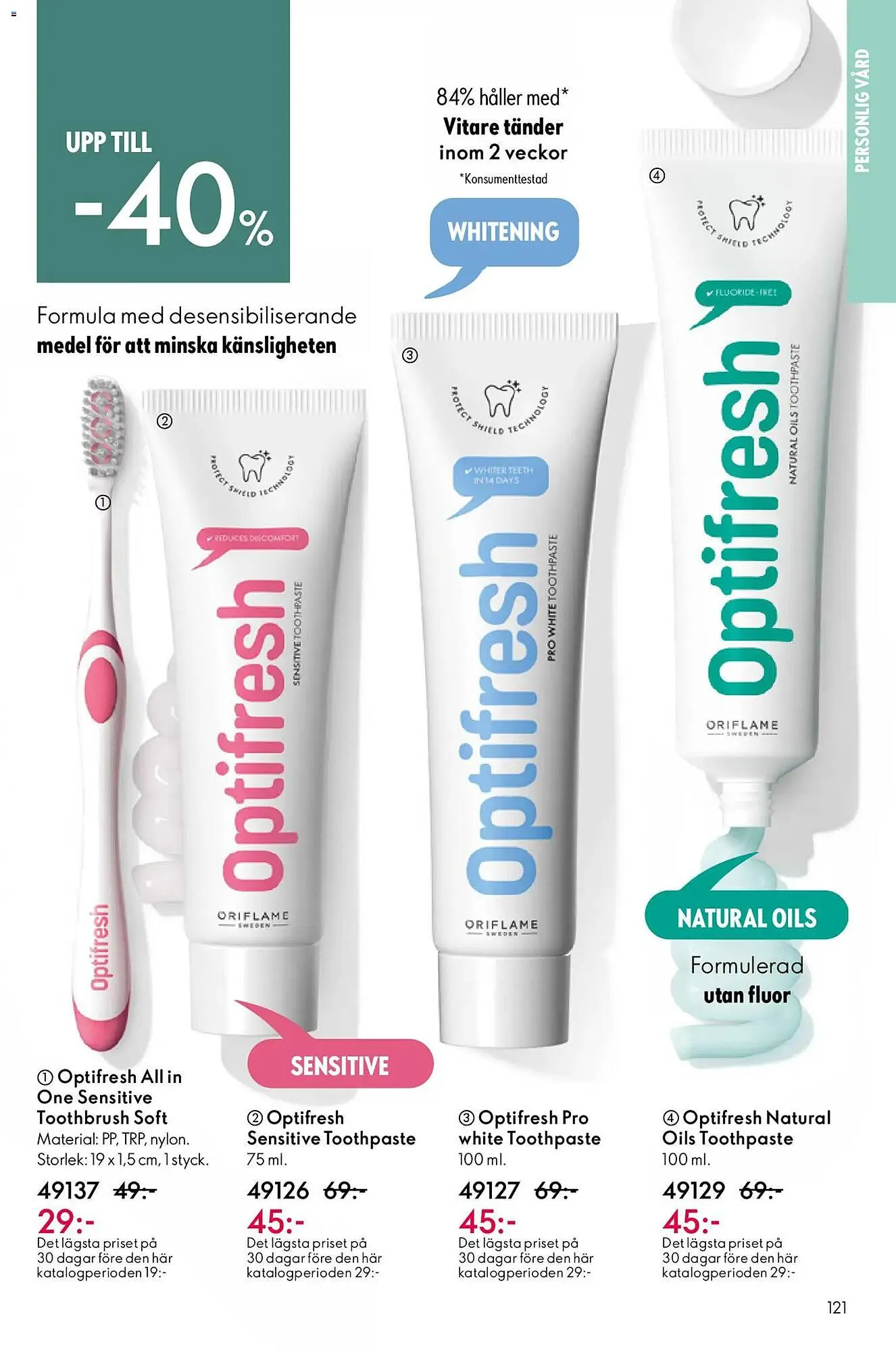 Oriflame reklamblad från 22 april till 12 maj 2026 - Reklamblad sidor 121