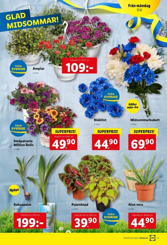 ERBJUDANDEN VECKA 25 från 17 juni till 23 juni 2024 - Reklamblad sidor 19