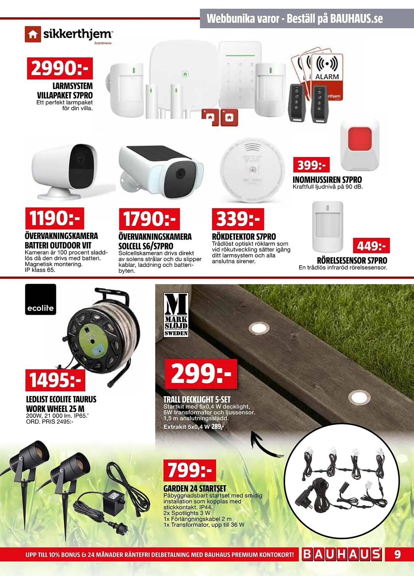 Bauhaus reklamblad från 11 september till 1 oktober 2023 - Reklamblad sidor 9