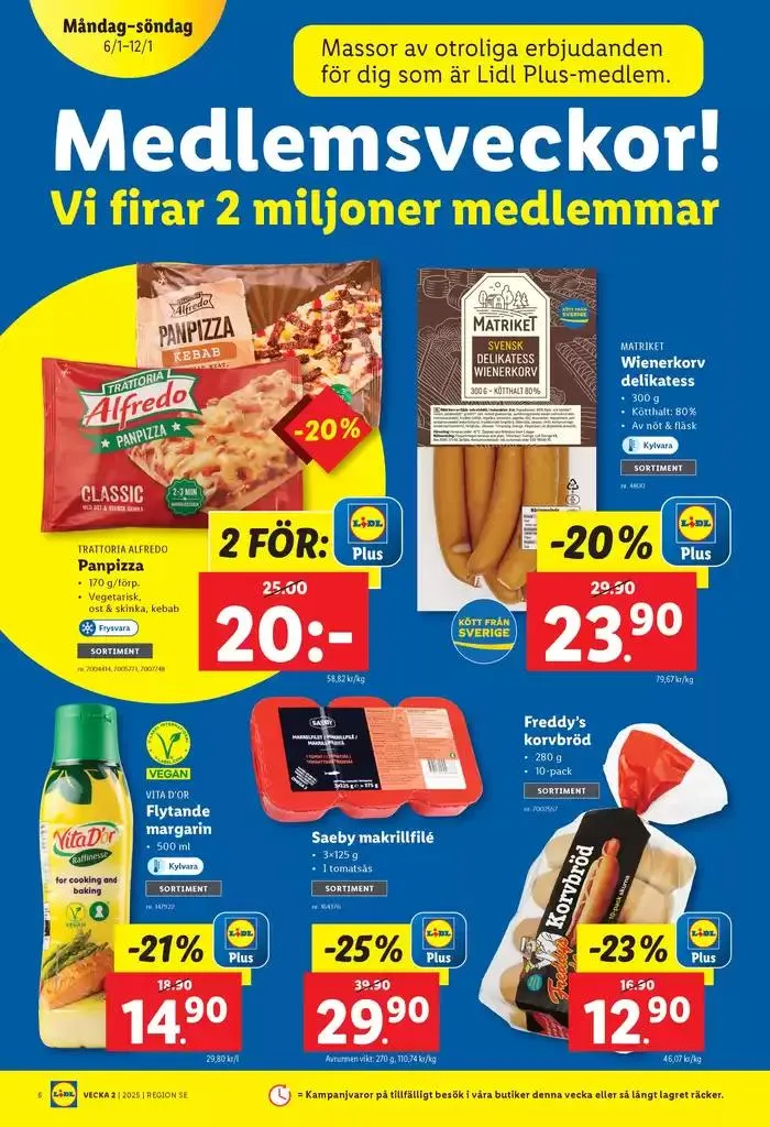 Aktuella deals och erbjudanden från 6 januari till 12 januari 2025 - Reklamblad sidor 6