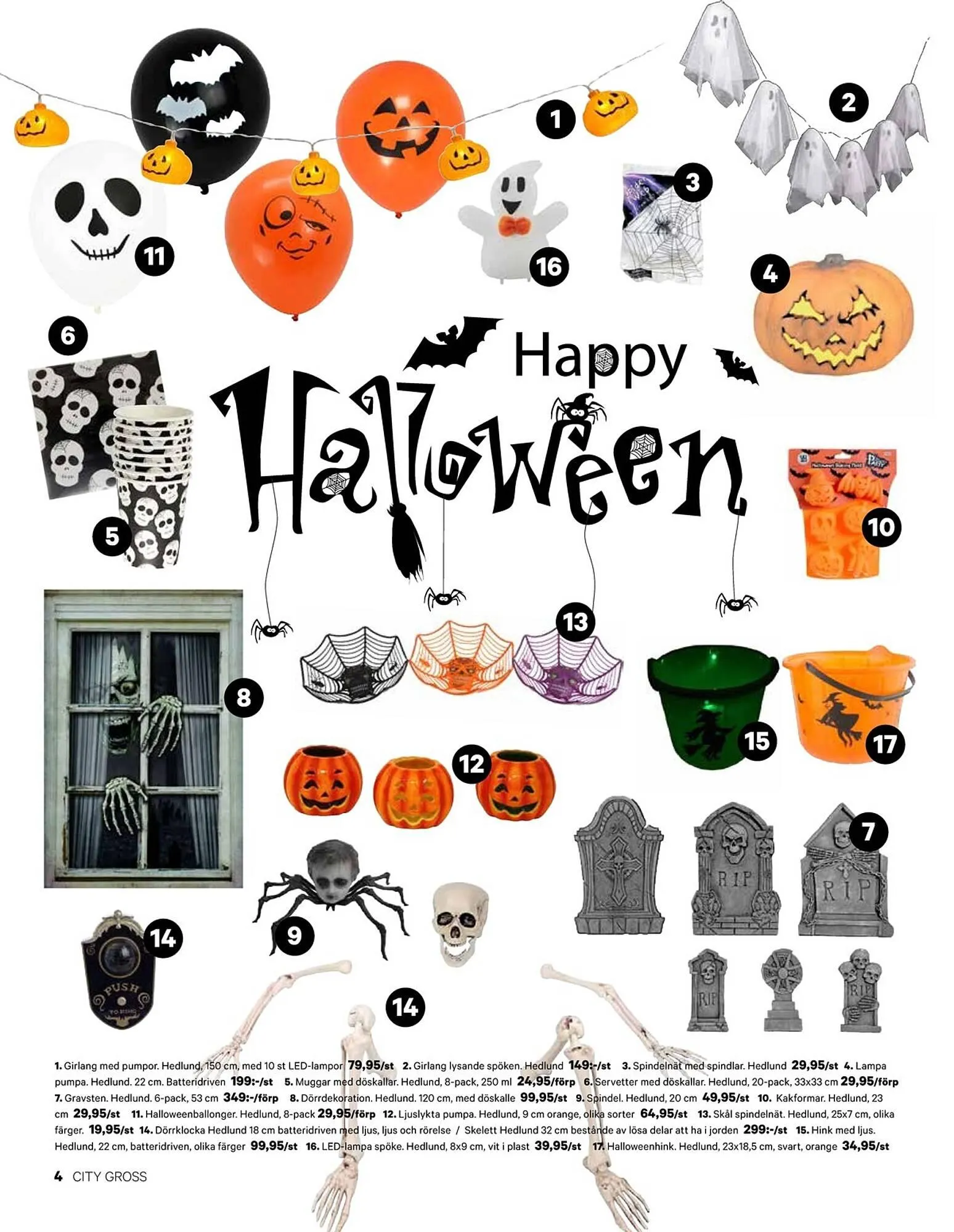 City Gross reklamblad från 6 oktober till 2 november 2025 - Reklamblad sidor 4