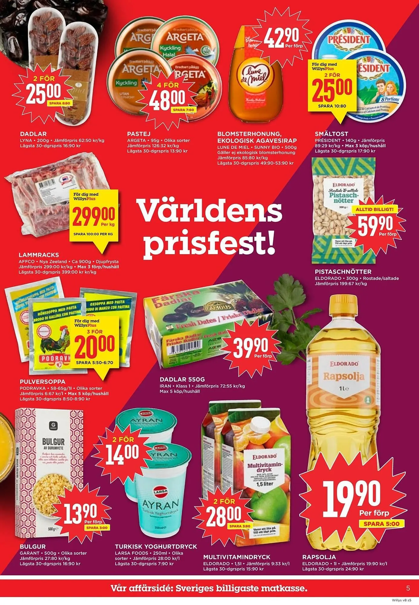 Willys reklamblad från 16 februari till 22 februari 2026 - Reklamblad sidor 5