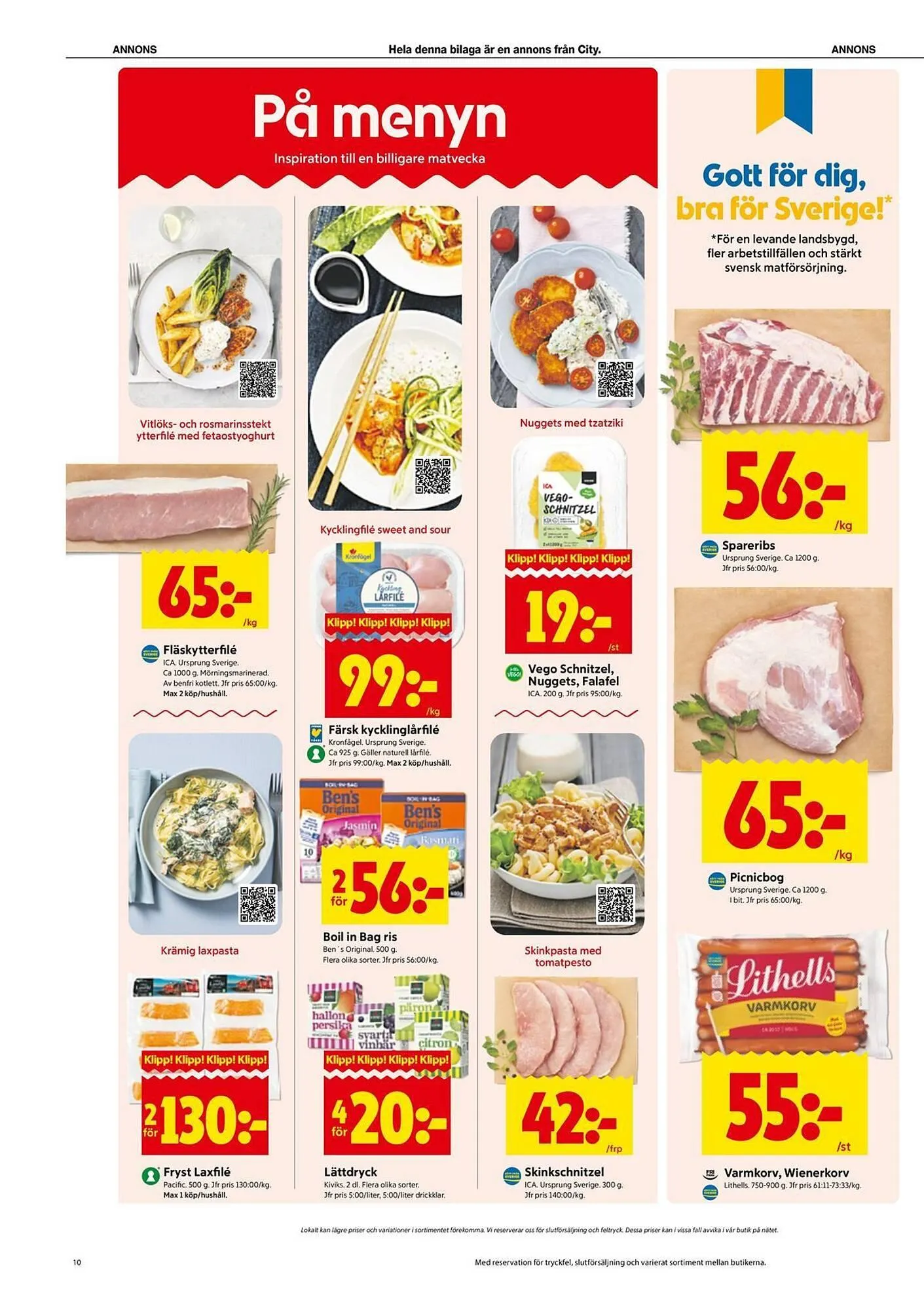 ICA Kvantum reklamblad från 7 april till 12 april 2026 - Reklamblad sidor 10