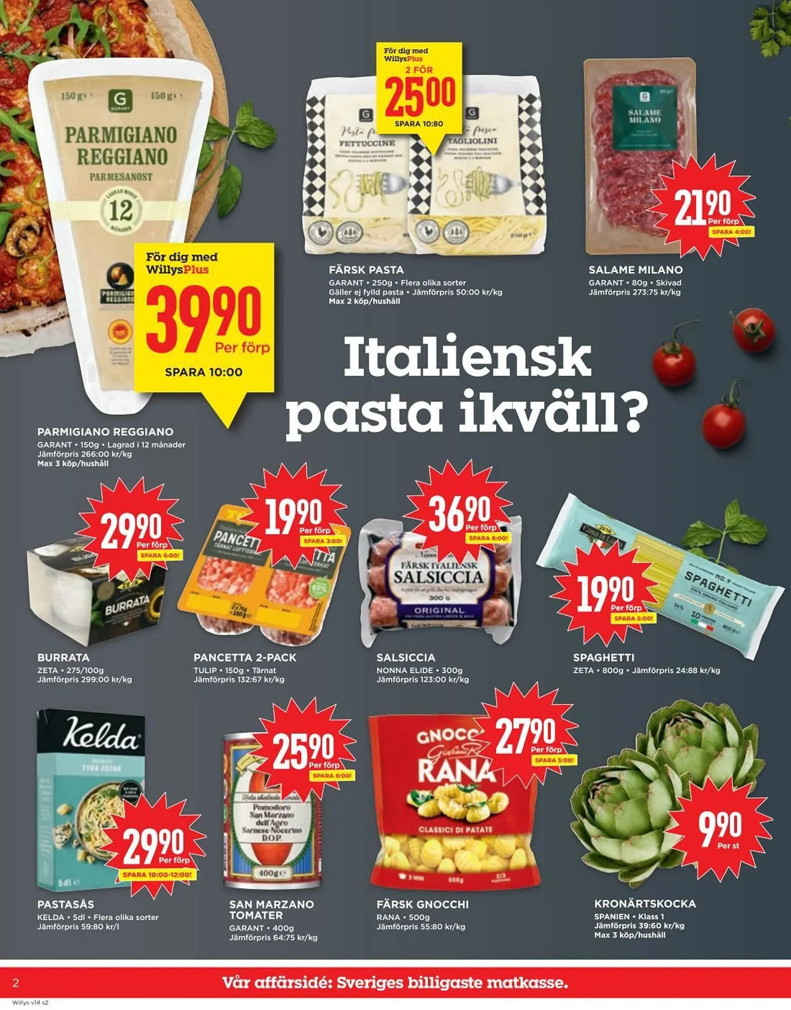 Willys reklamblad från 31 mars till 6 april 2025 - Reklamblad sidor 2