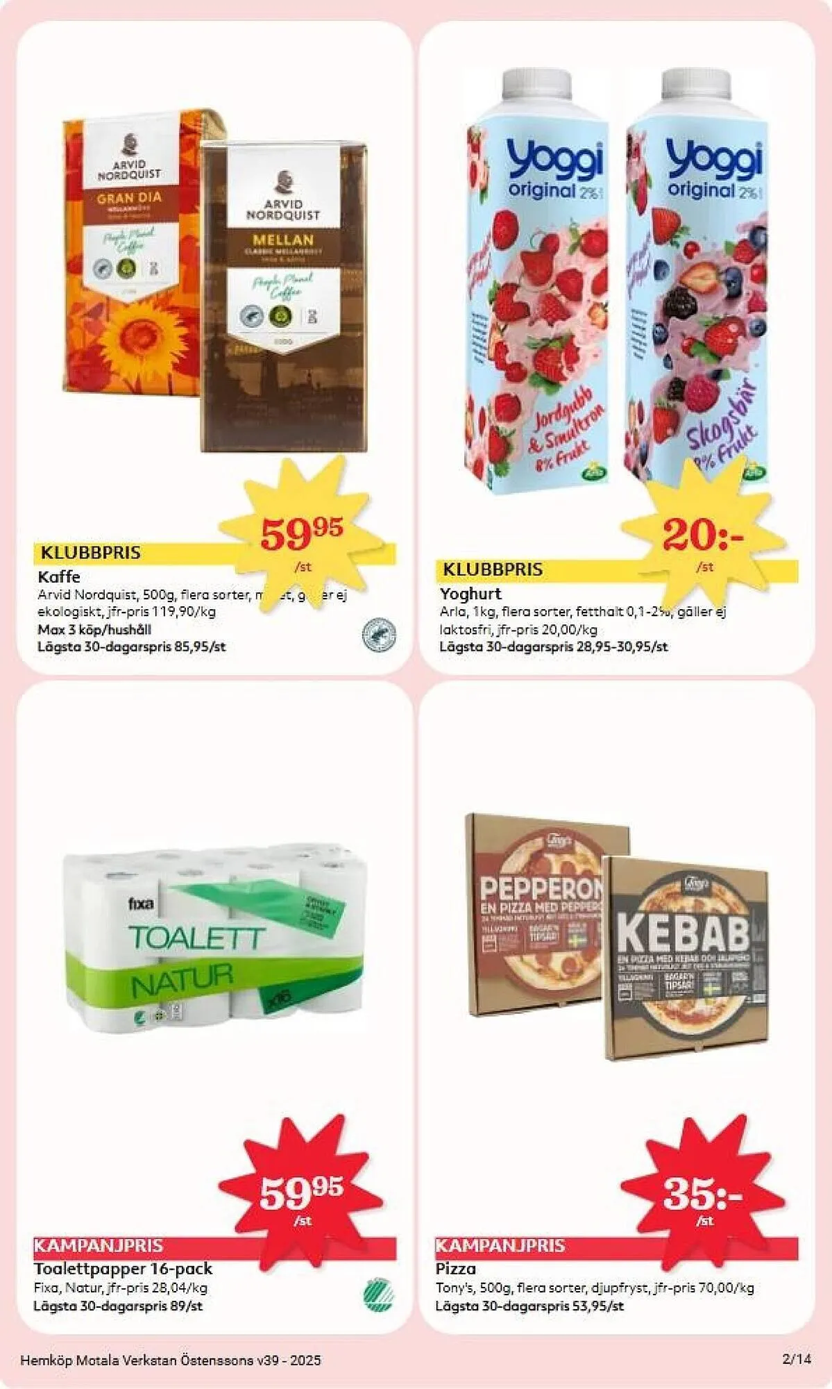 Hemköp reklamblad från 22 september till 28 september 2025 - Reklamblad sidor 2