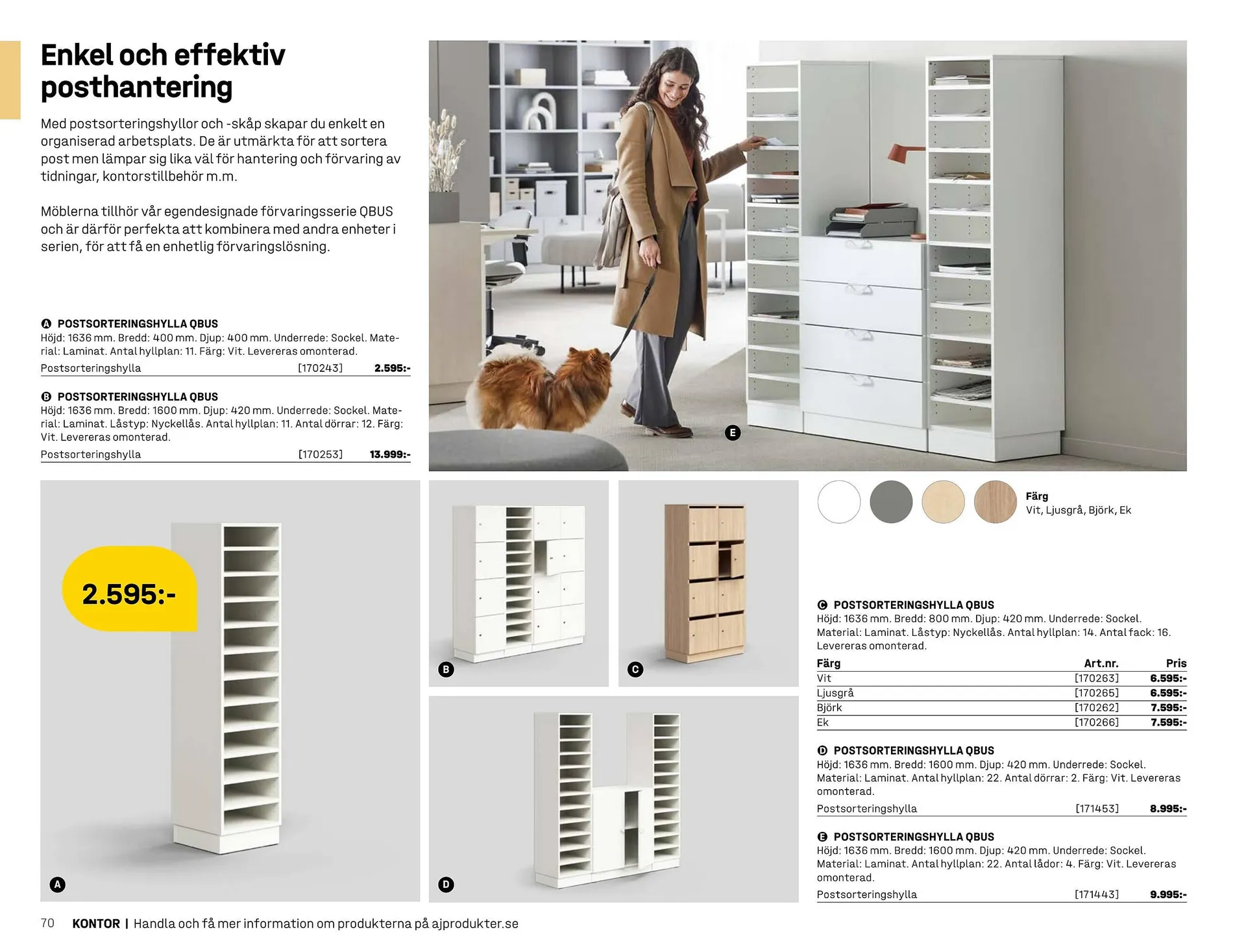 AJ Produkter reklamblad från 1 januari till 31 december 2025 - Reklamblad sidor 70