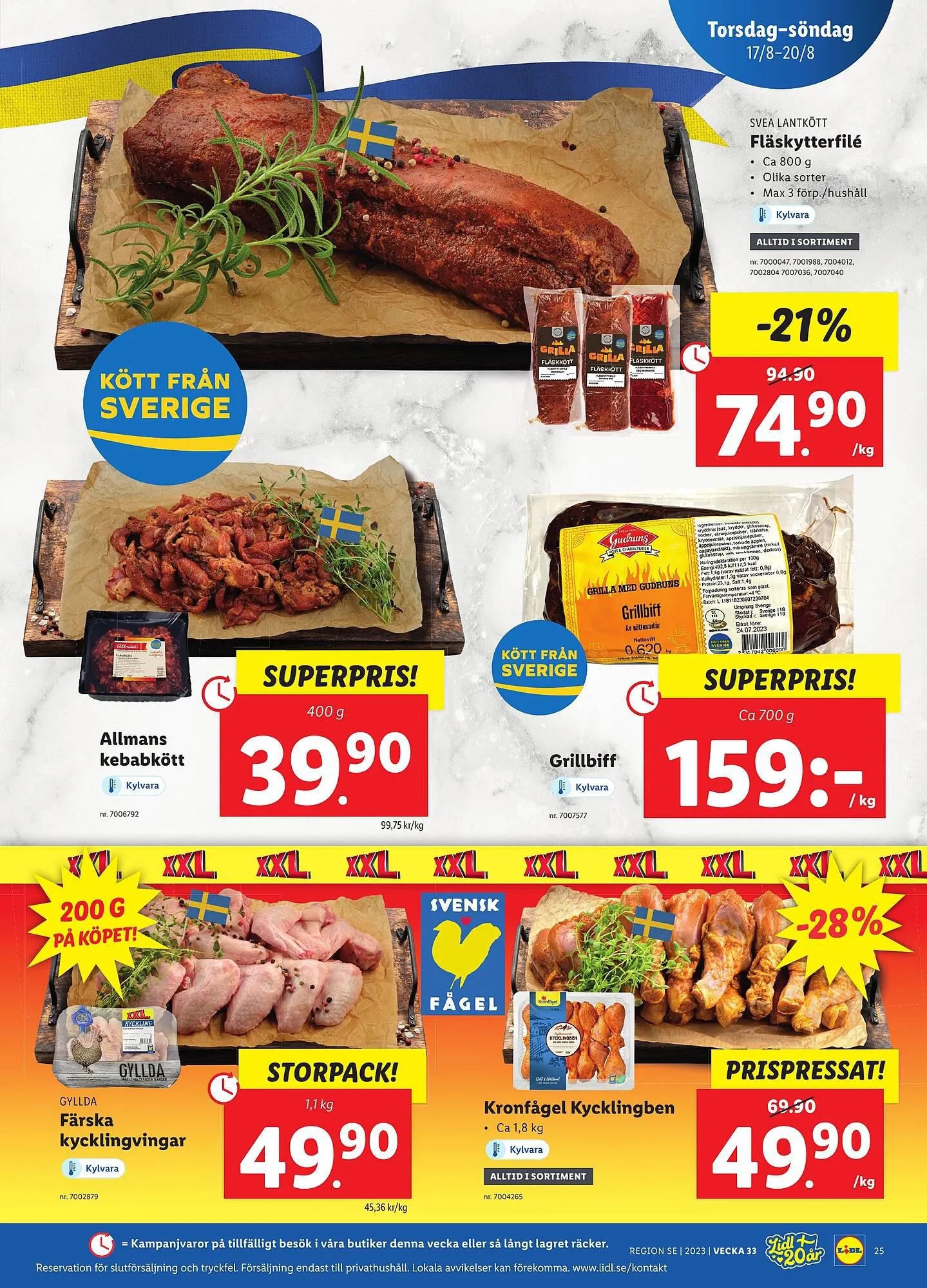Lidl reklamblad från 14 augusti till 20 augusti 2023 - Reklamblad sidor 29
