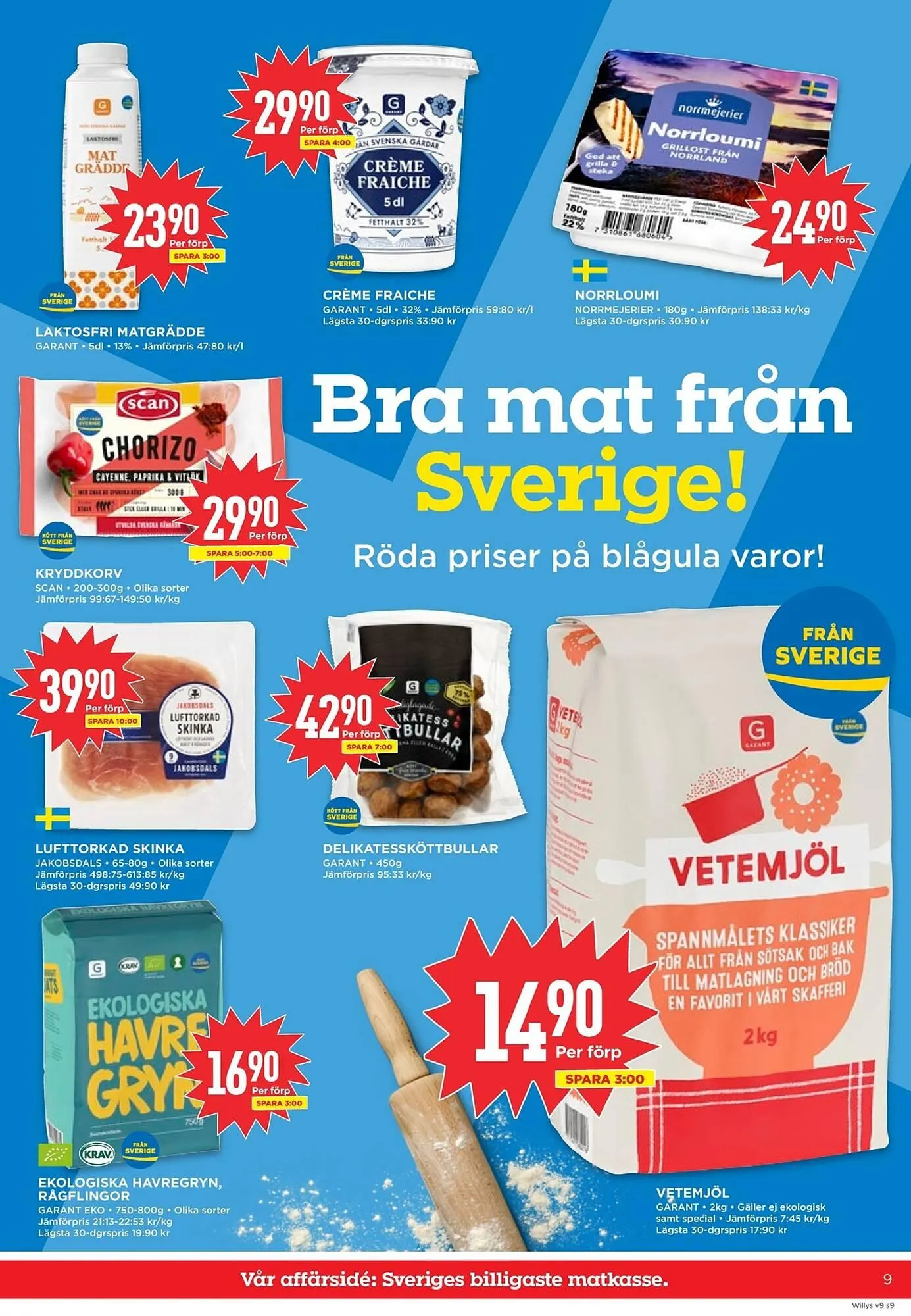 Willys reklamblad från 23 februari till 1 mars 2026 - Reklamblad sidor 9