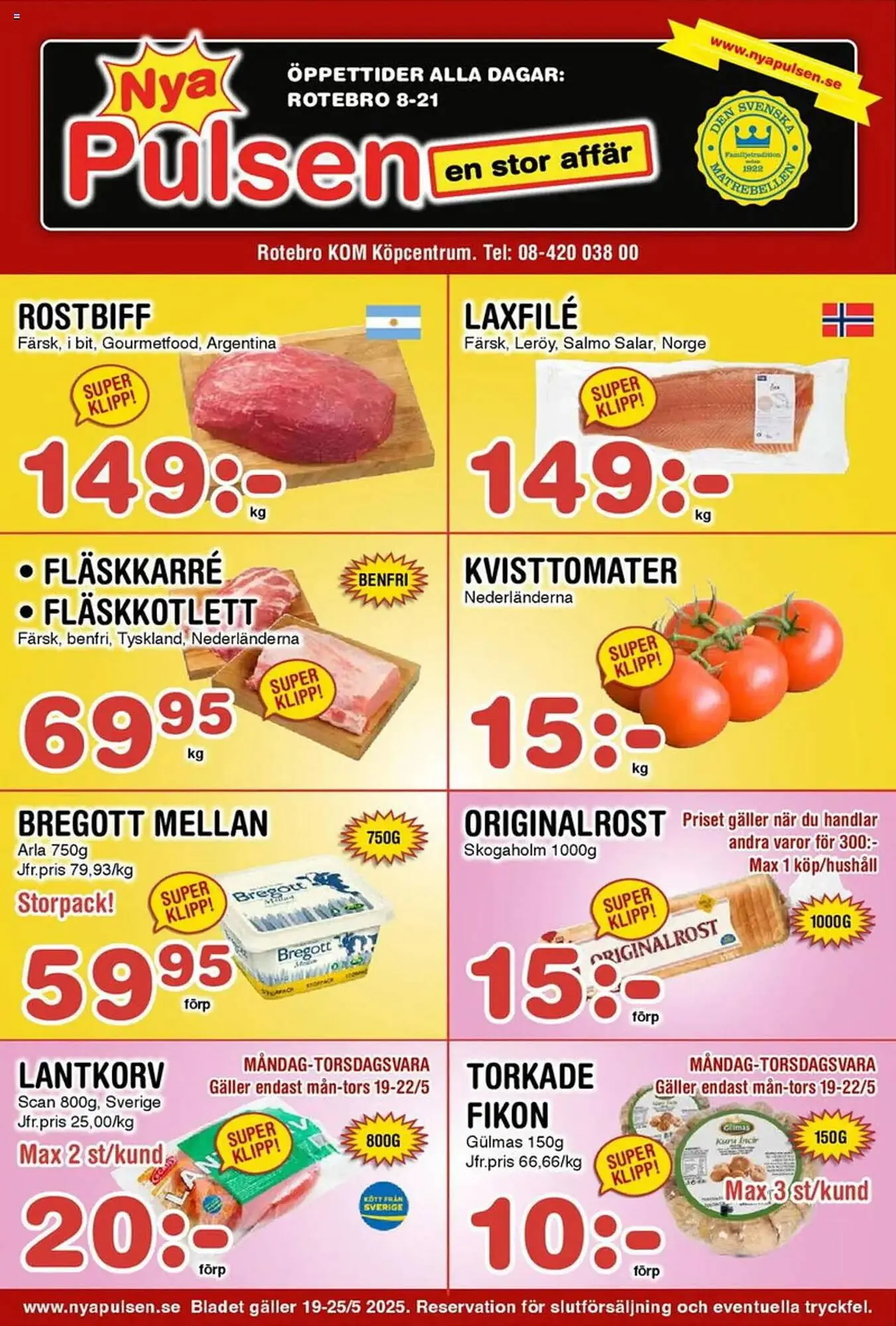 Nya Pulsen reklamblad - 1