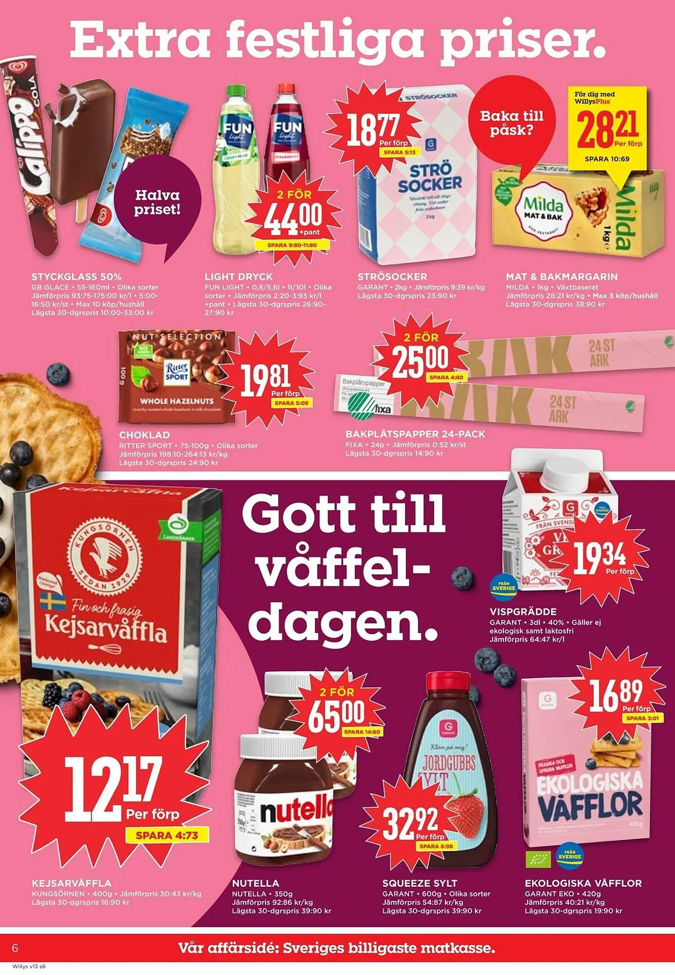 Willys reklamblad från 23 mars till 29 mars 2026 - Reklamblad sidor 6