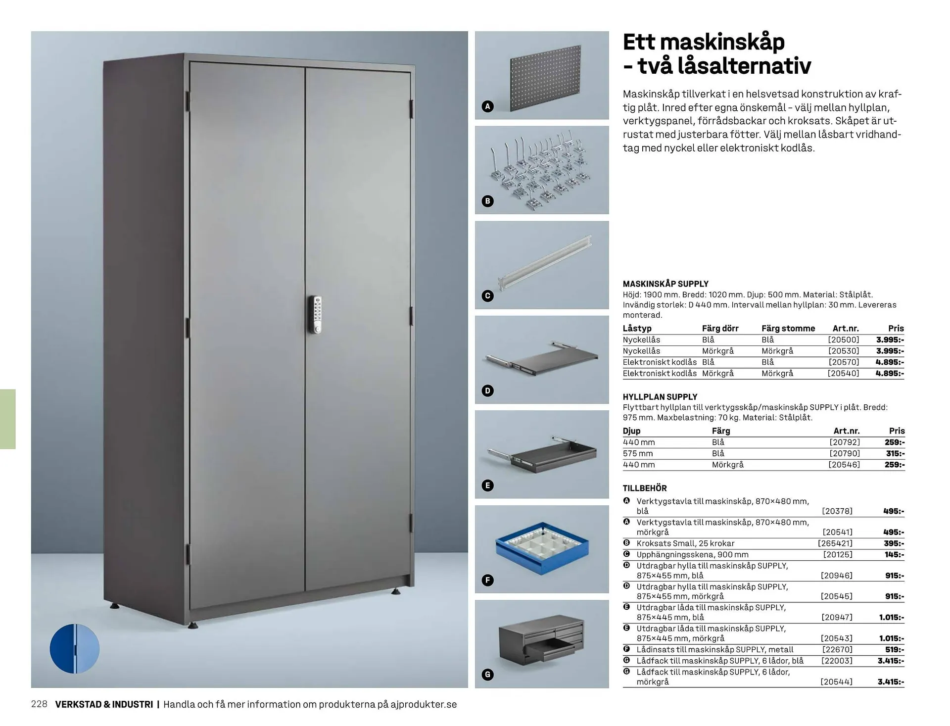AJ Produkter reklamblad från 1 januari till 31 december 2025 - Reklamblad sidor 228