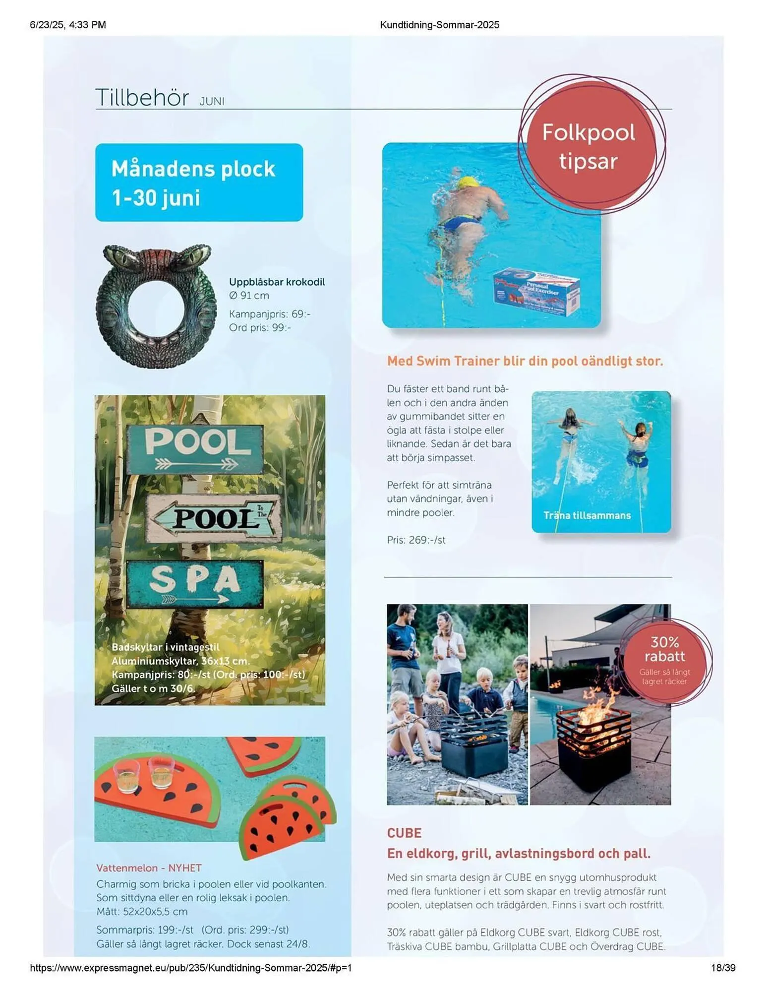 Folkpool reklamblad från 23 juni till 31 juli 2025 - Reklamblad sidor 18