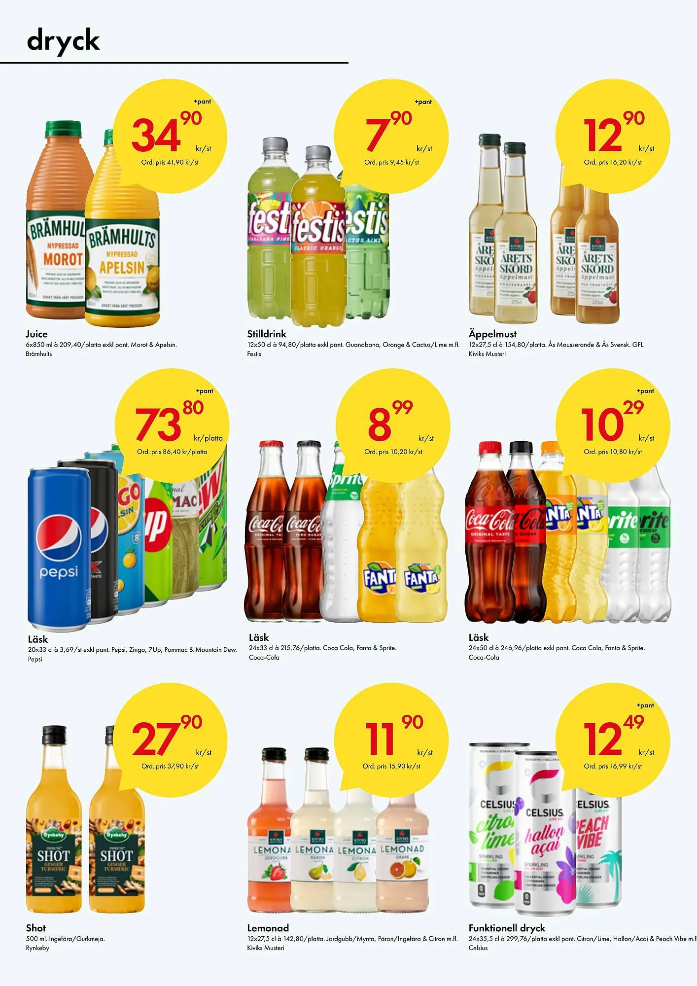 Snabbgross reklamblad från 28 augusti till 10 september 2023 - Reklamblad sidor 12