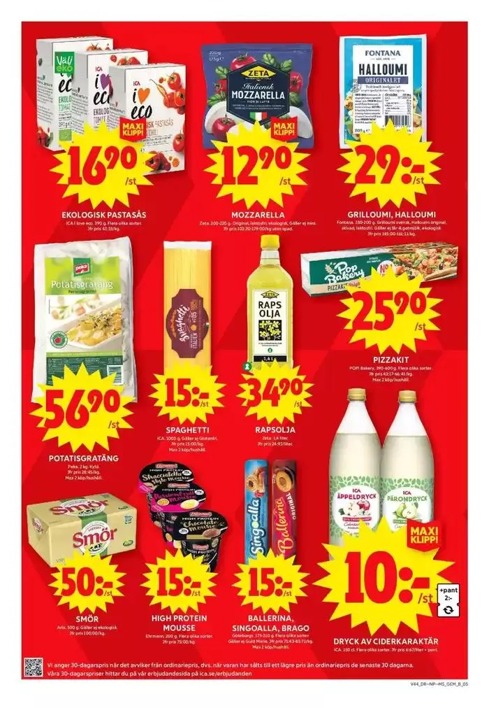 Exklusiva deals för våra kunder från 26 oktober till 9 november 2024 - Reklamblad sidor 11