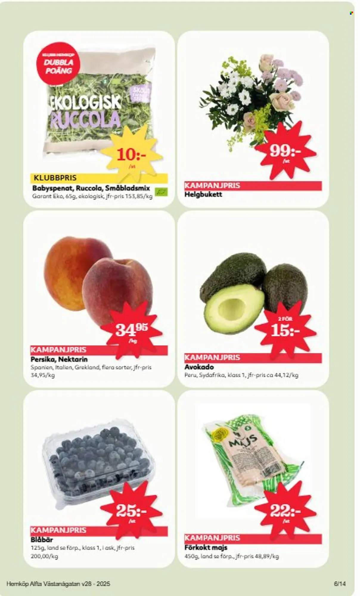 Hemköp reklamblad från 7 juli till 14 juli 2025 - Reklamblad sidor 6
