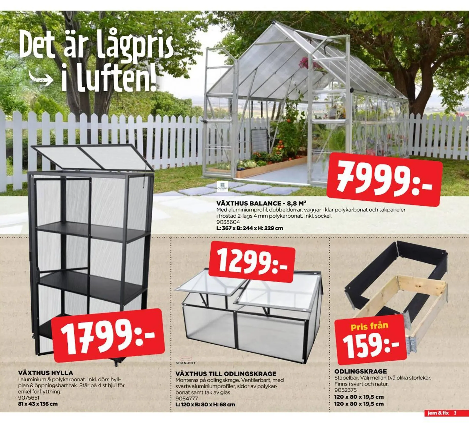 Jem&Fix reklamblad från 24 mars till 6 april 2025 - Reklamblad sidor 3