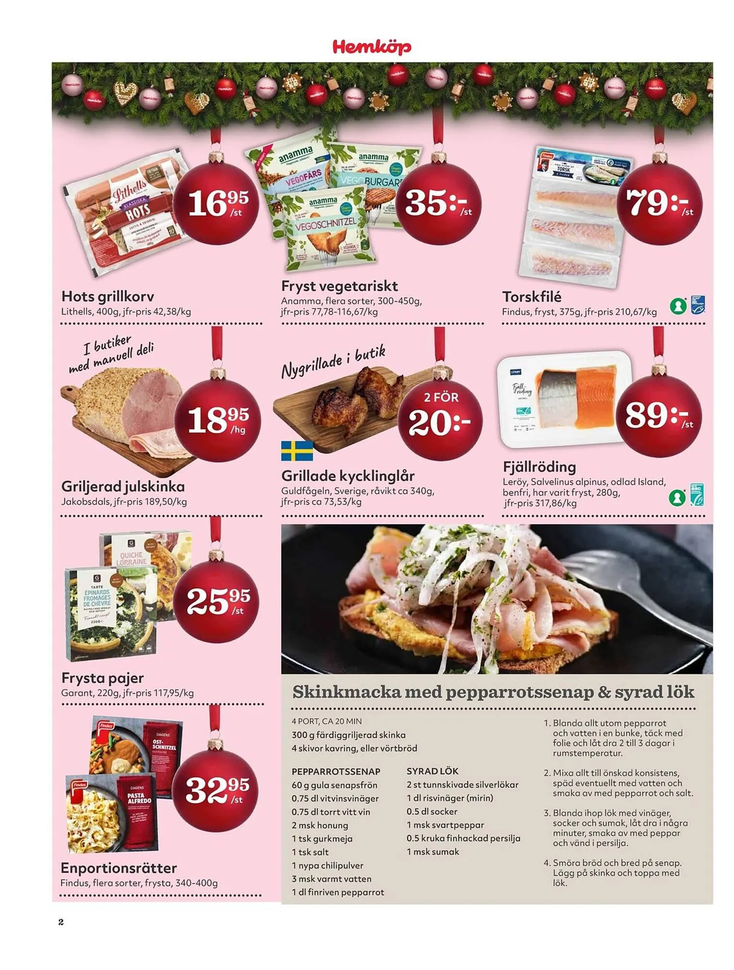 Hemköp reklamblad från 4 december till 10 december 2023 - Reklamblad sidor 2