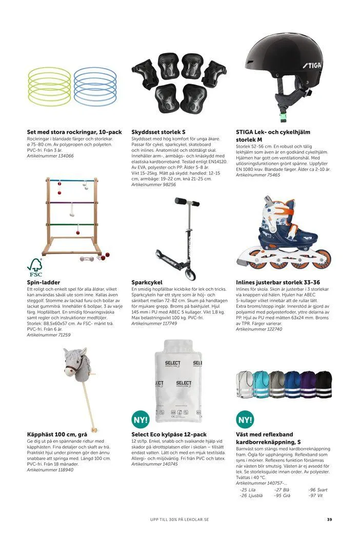 Nyheter och favoriter skola och fritidshem 2024 från 23 februari till 31 december 2024 - Reklamblad sidor 39
