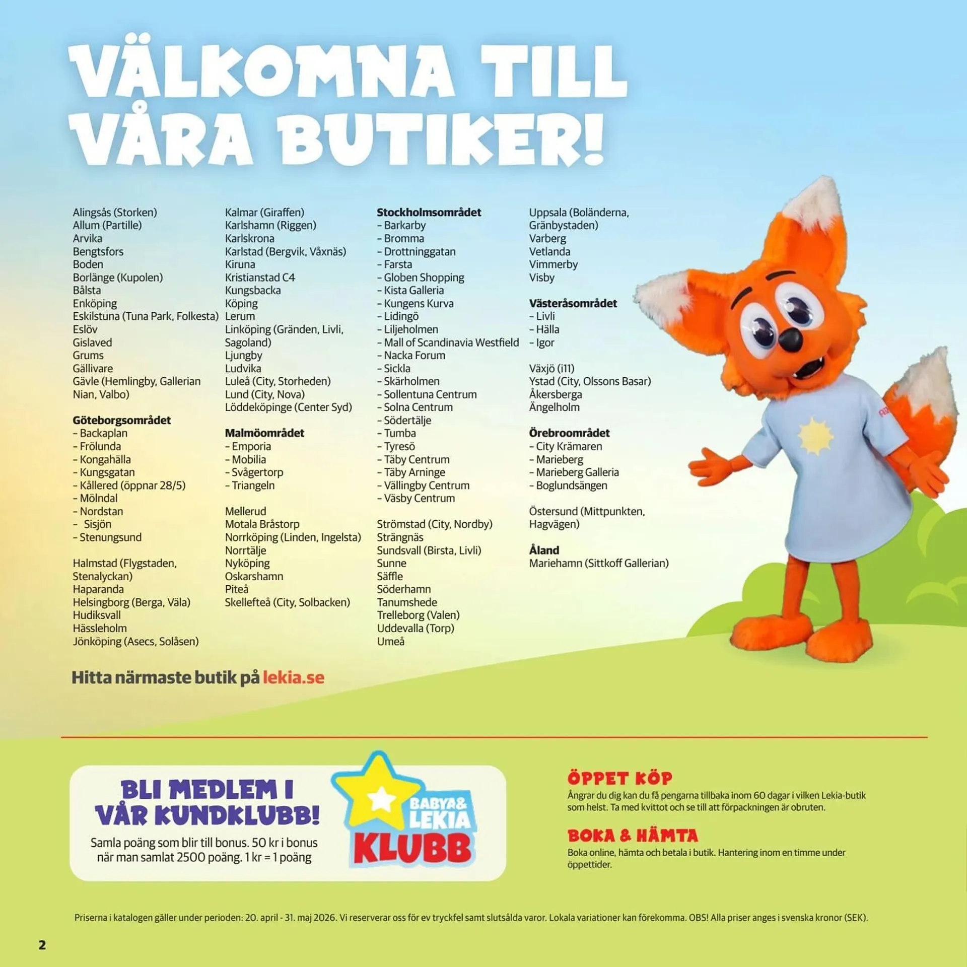 Lekia reklamblad från 20 april till 1 juni 2026 - Reklamblad sidor 2