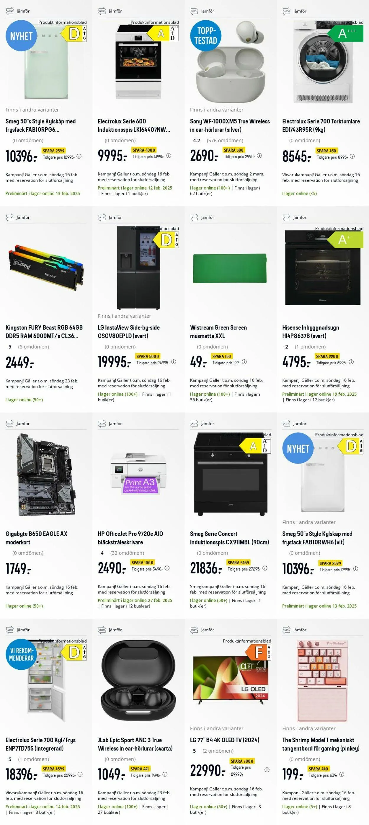 Elgiganten från 10 februari till 16 februari 2025 - Reklamblad sidor 33