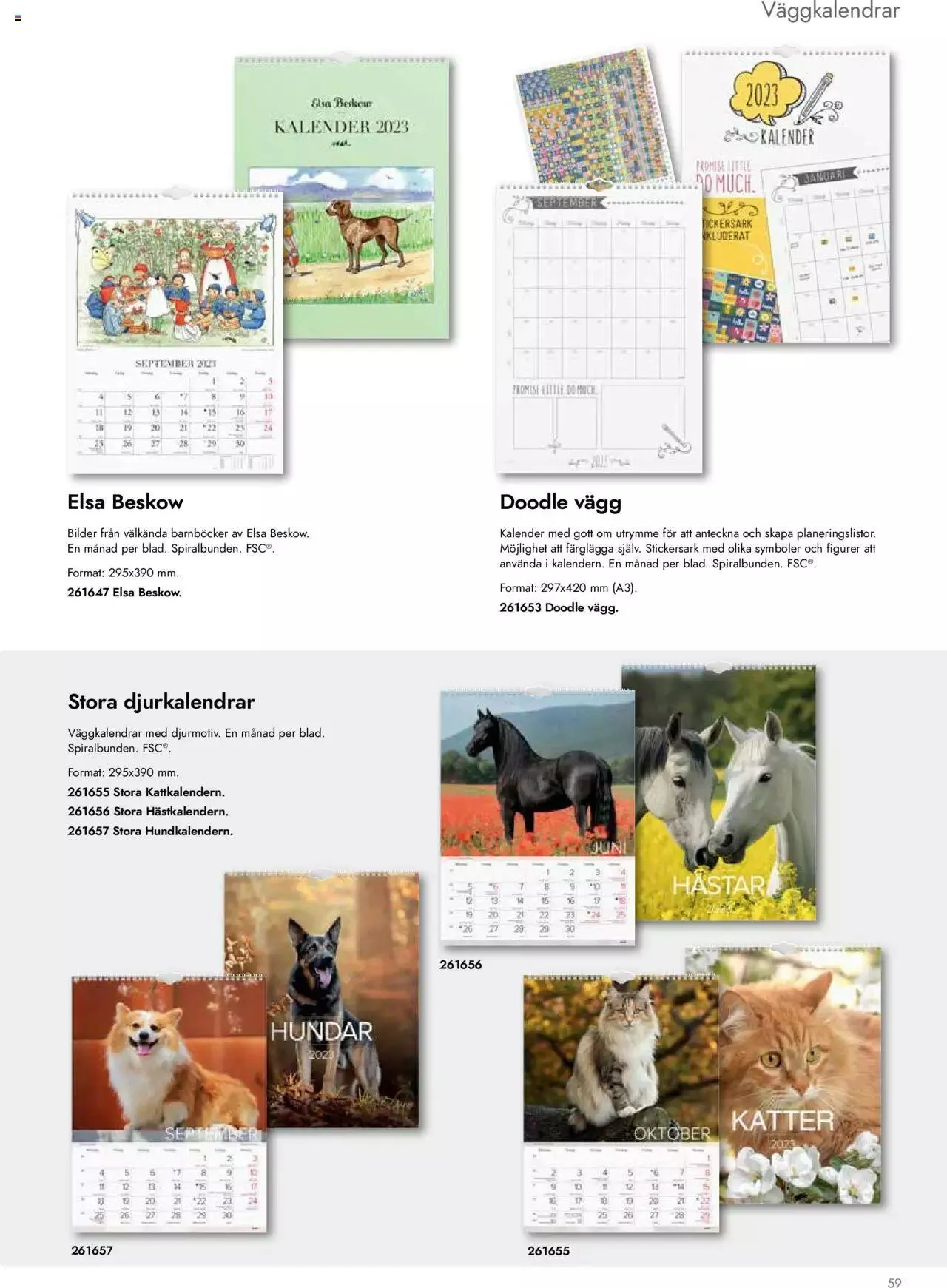 Almanackor och Kalendrar 2023 från 10 april till 31 december 2023 - Reklamblad sidor 59