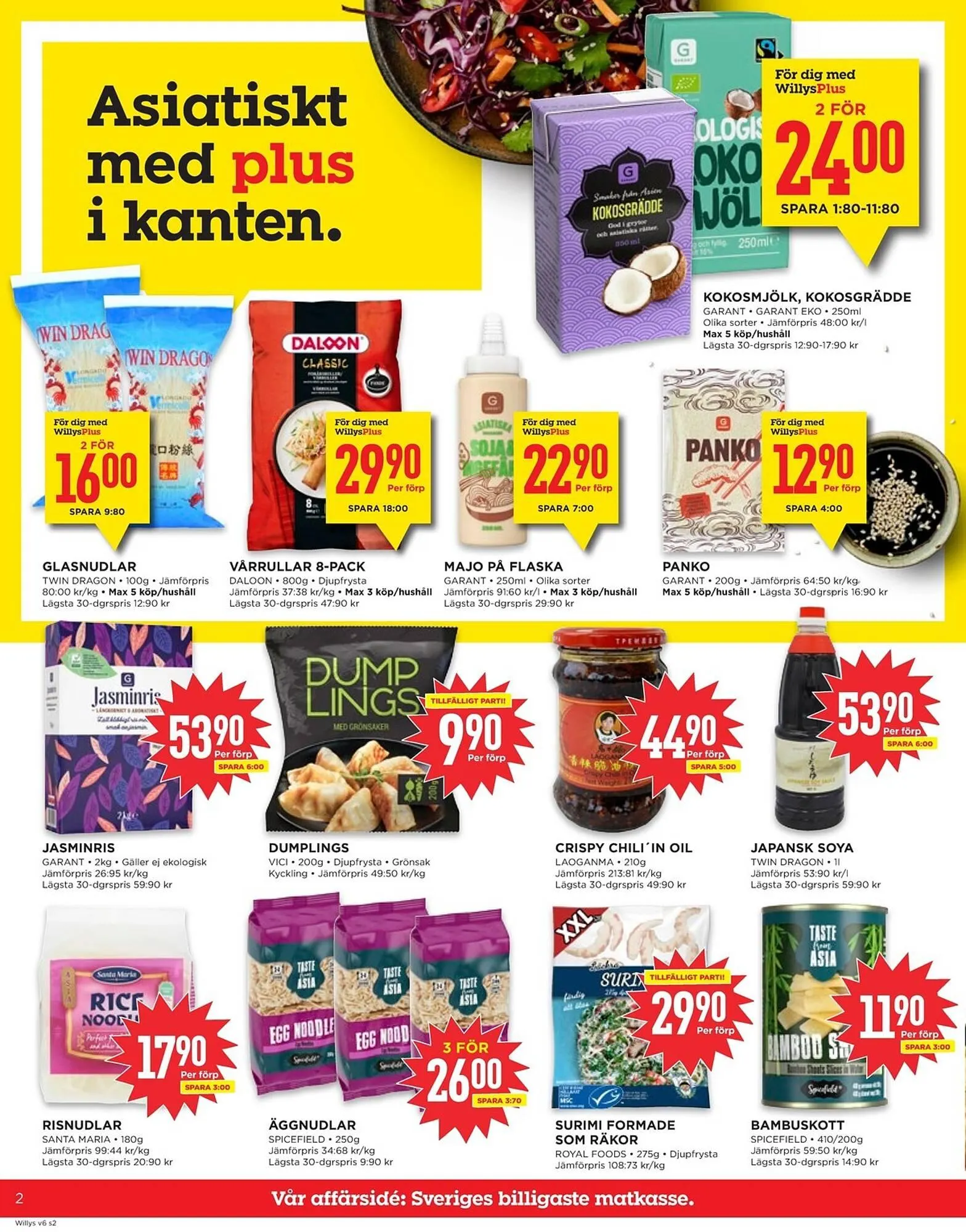Willys reklamblad från 2 februari till 8 februari 2026 - Reklamblad sidor 2