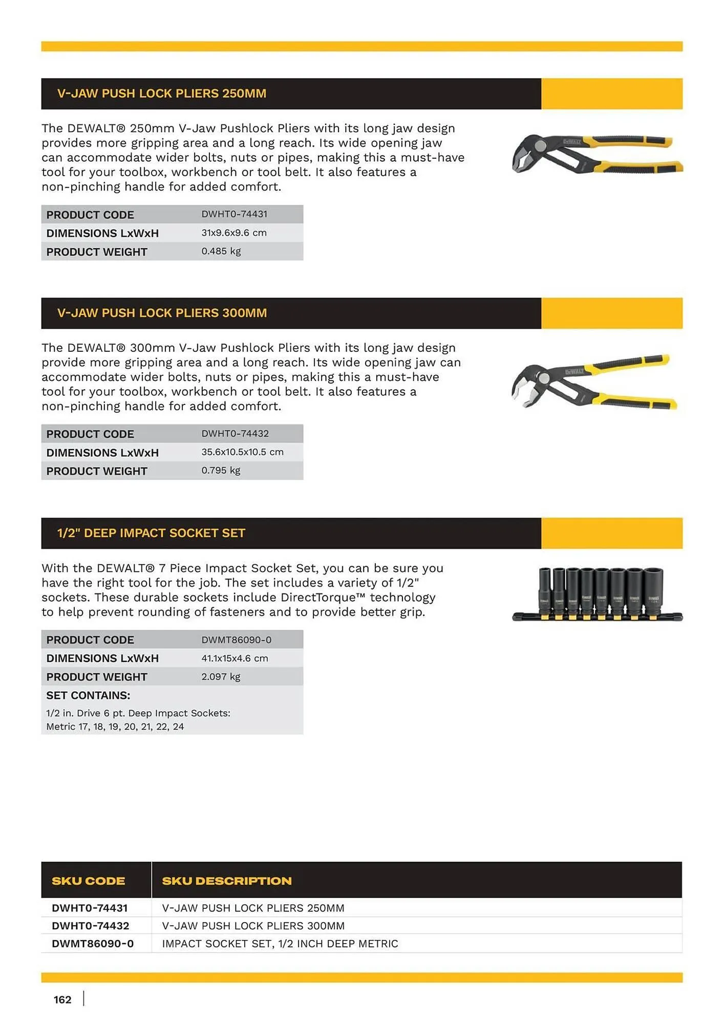 Dewalt reklamblad från 11 januari till 17 januari 2026 - Reklamblad sidor 162