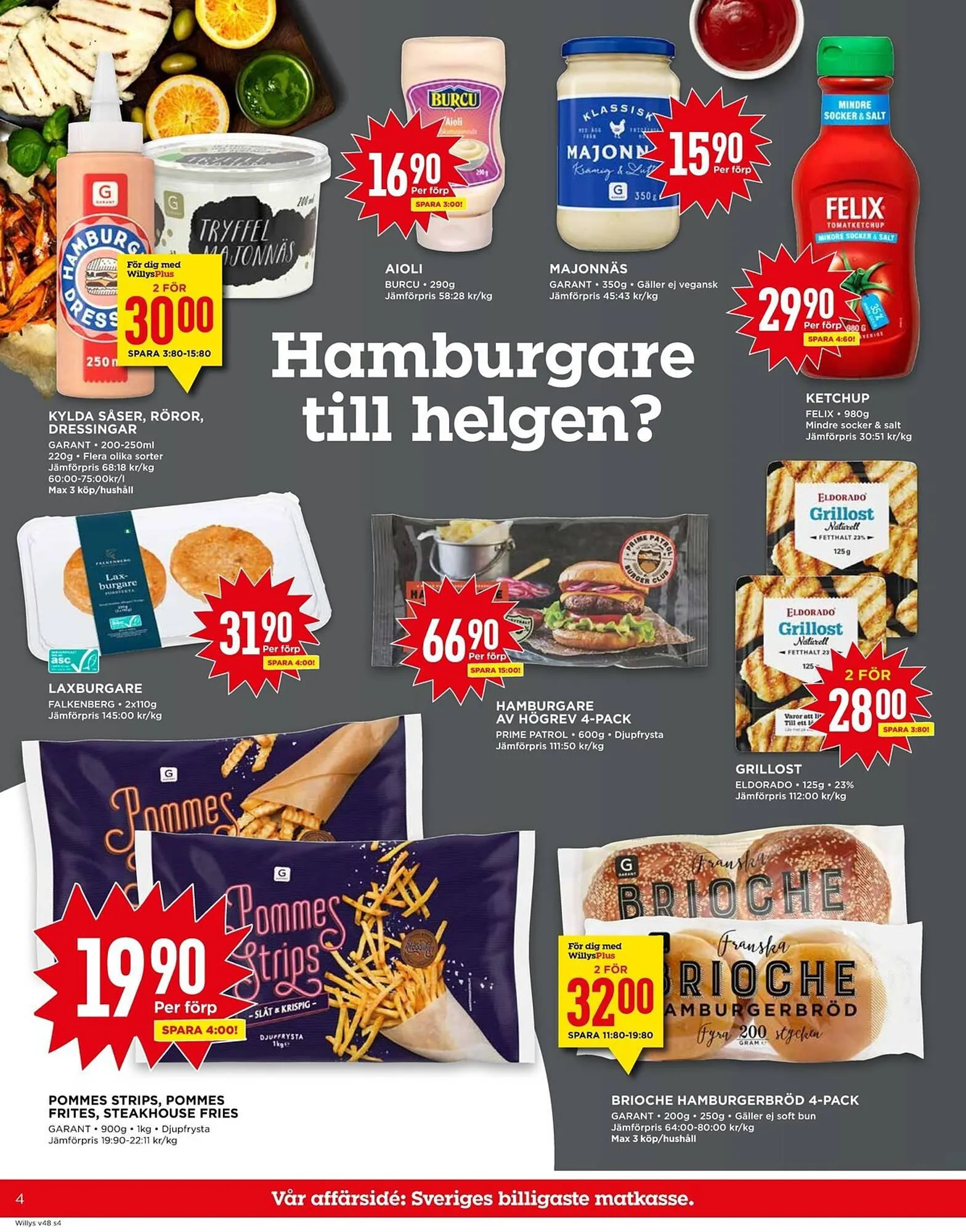 Willys reklamblad från 27 november till 3 december 2023 - Reklamblad sidor 4