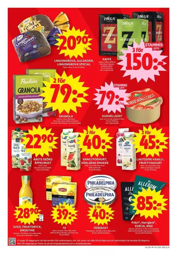 Fantastiska rabatter på utvalda produkter från 23 september till 7 oktober 2024 - Reklamblad sidor 21