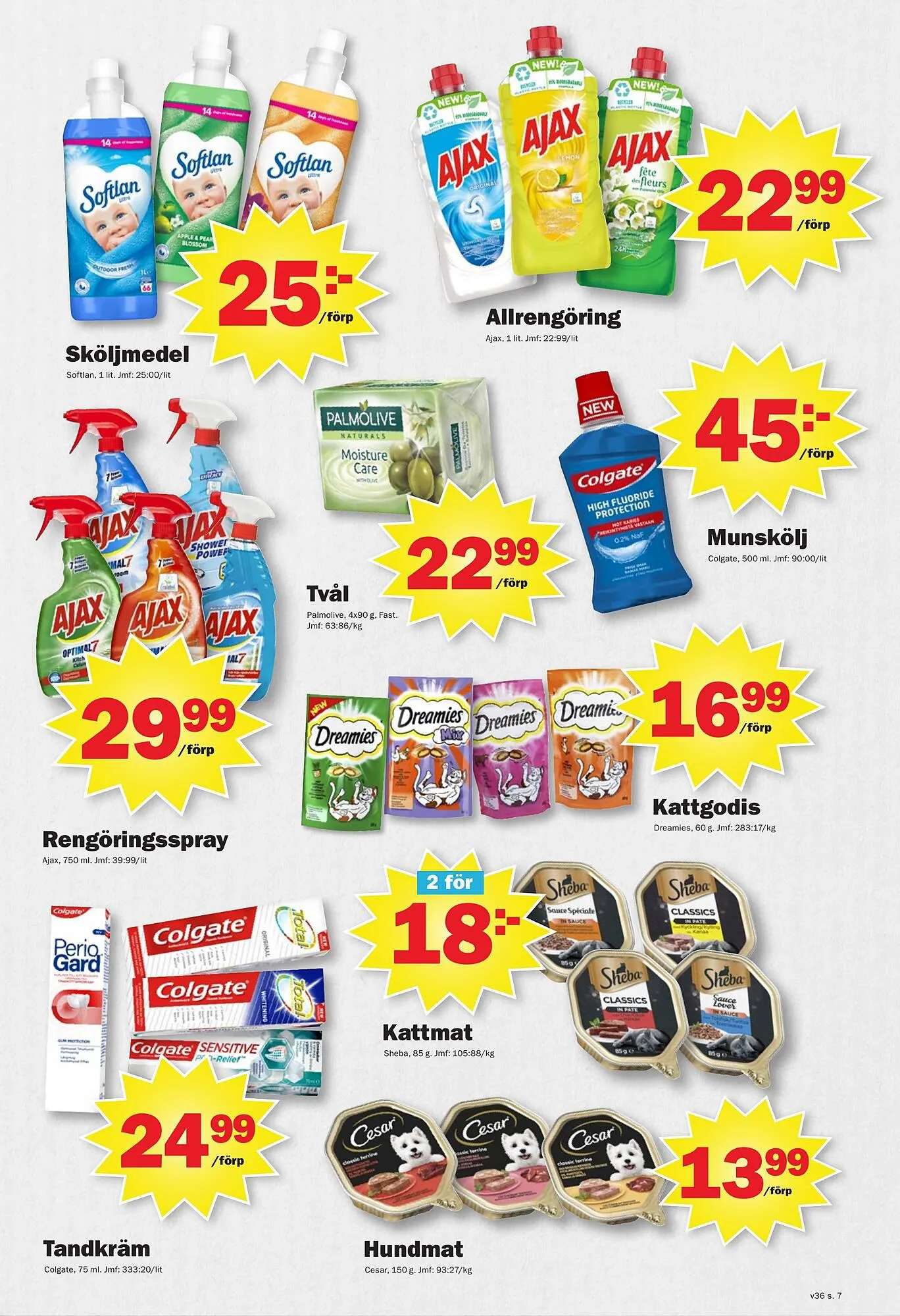 Pekås reklamblad från 4 september till 10 september 2023 - Reklamblad sidor 7