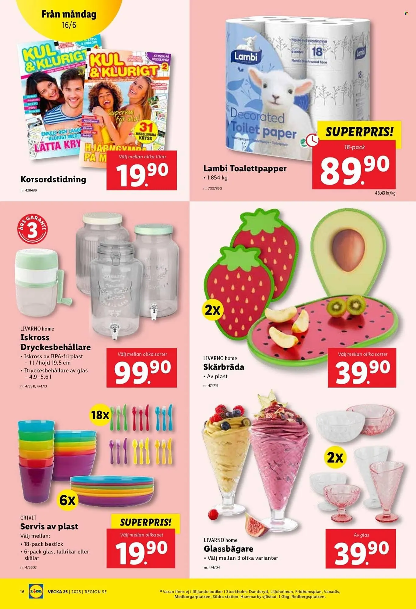 Lidl reklamblad från 16 juni till 22 juni 2025 - Reklamblad sidor 18
