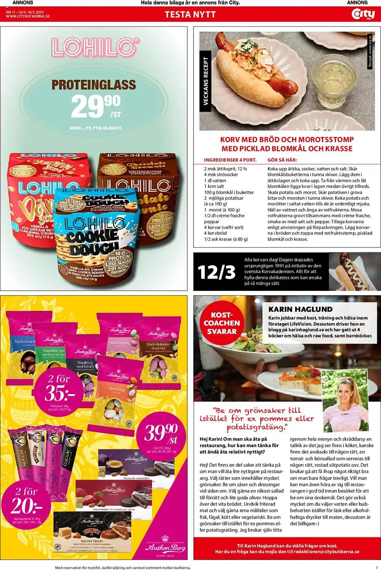 ICA Kvantum reklamblad från 10 mars till 16 mars 2025 - Reklamblad sidor 7