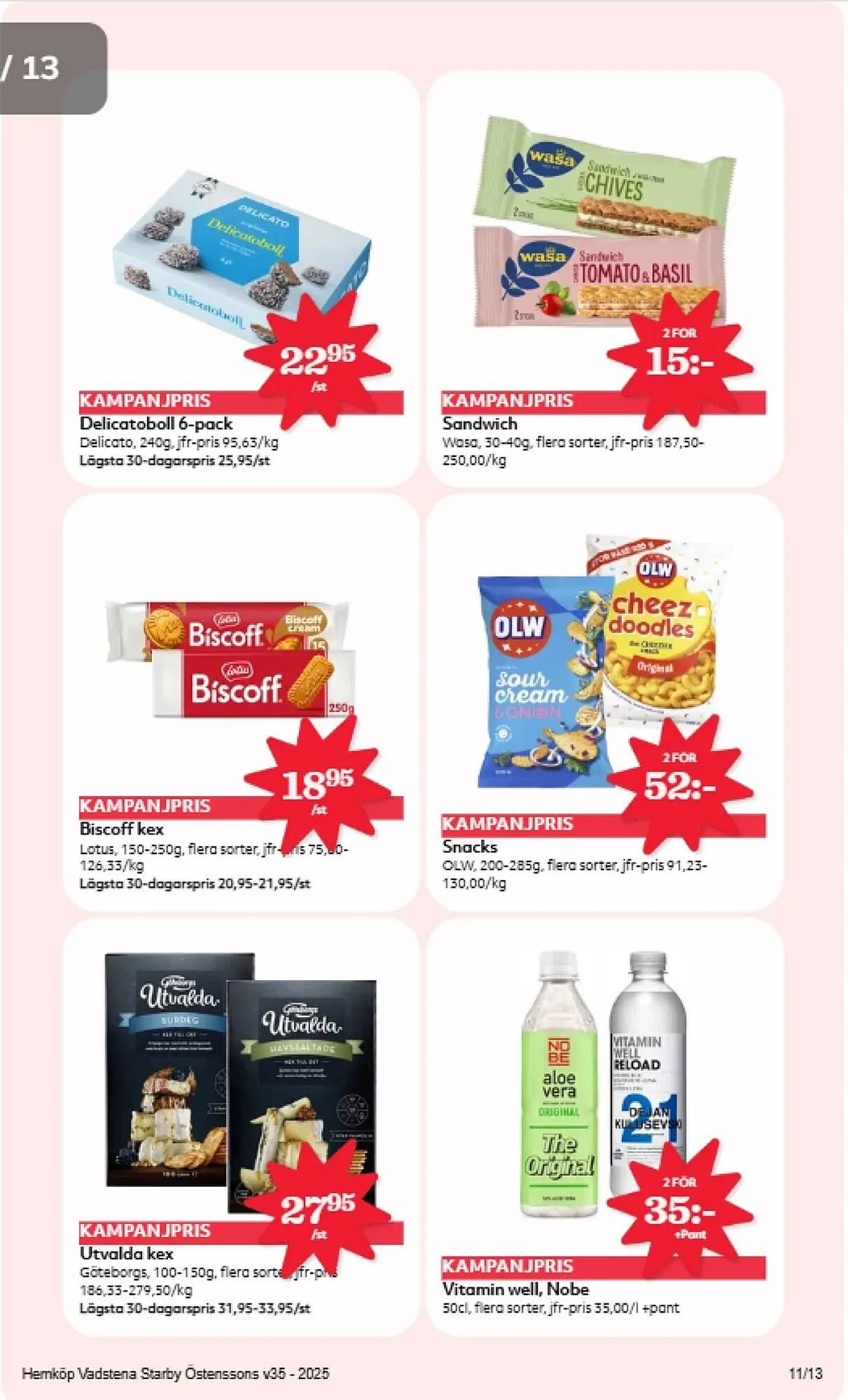 Hemköp reklamblad från 25 augusti till 31 augusti 2025 - Reklamblad sidor 11