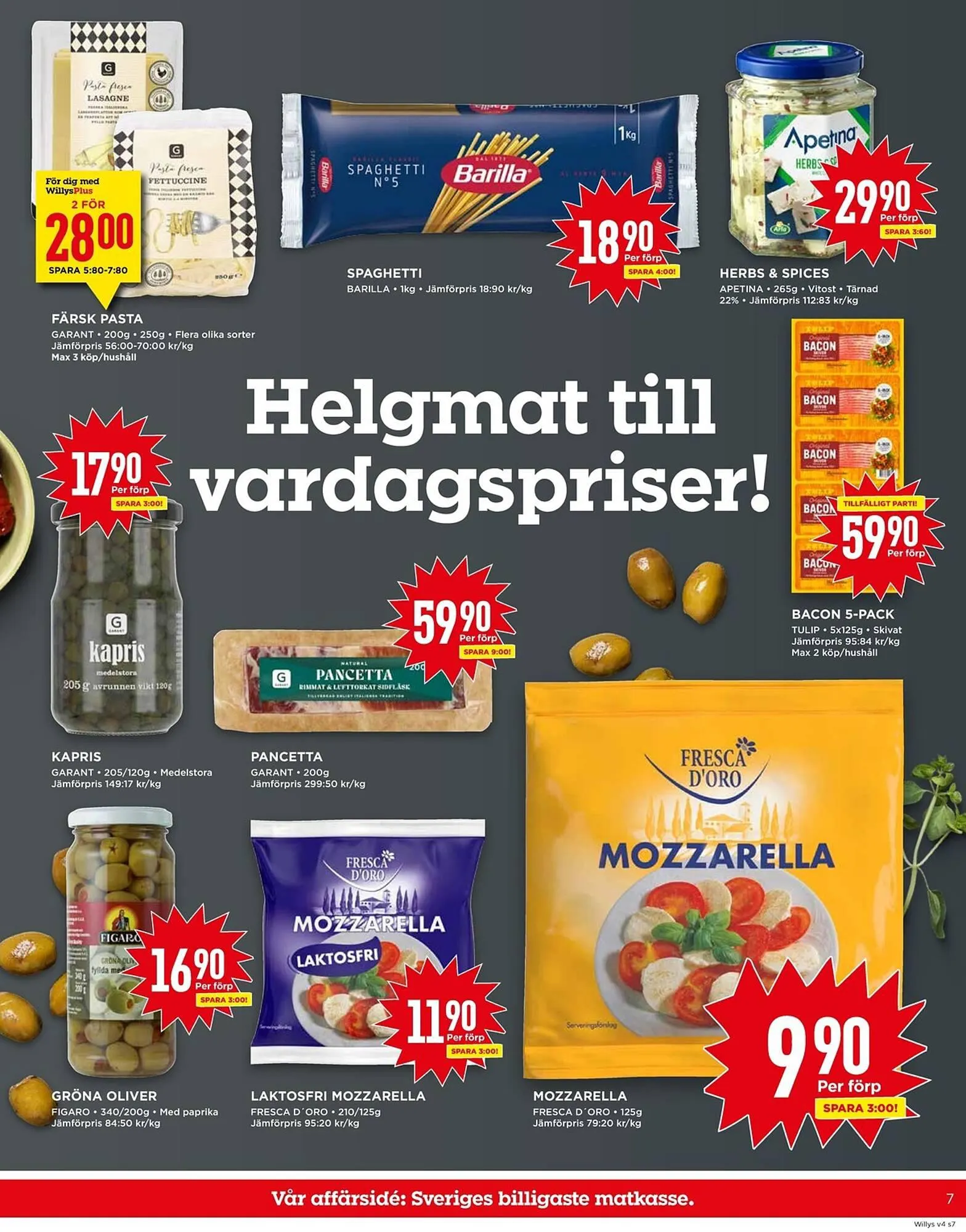 Willys reklamblad från 22 januari till 28 januari 2024 - Reklamblad sidor 7