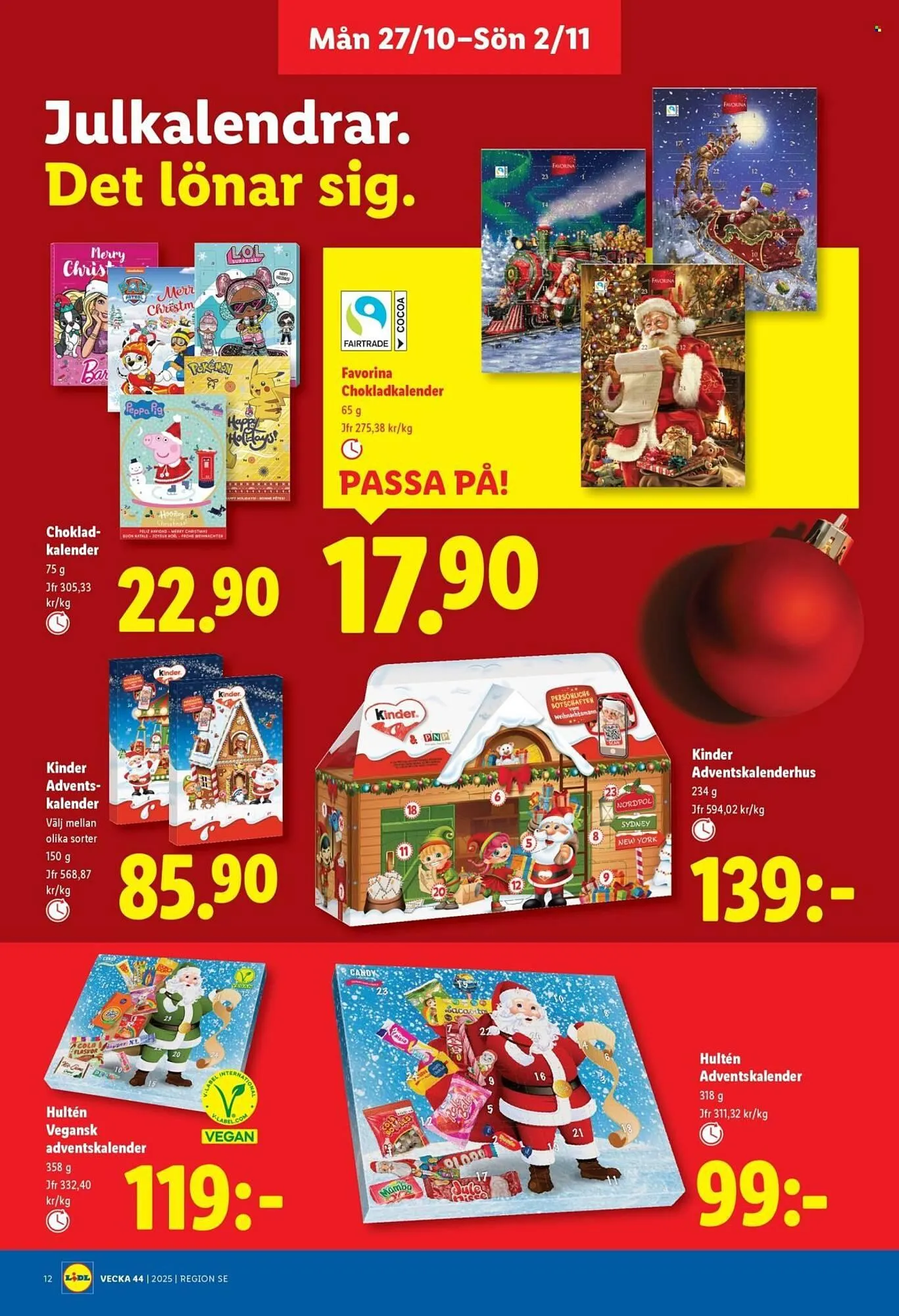 Lidl reklamblad från 27 oktober till 2 november 2025 - Reklamblad sidor 14