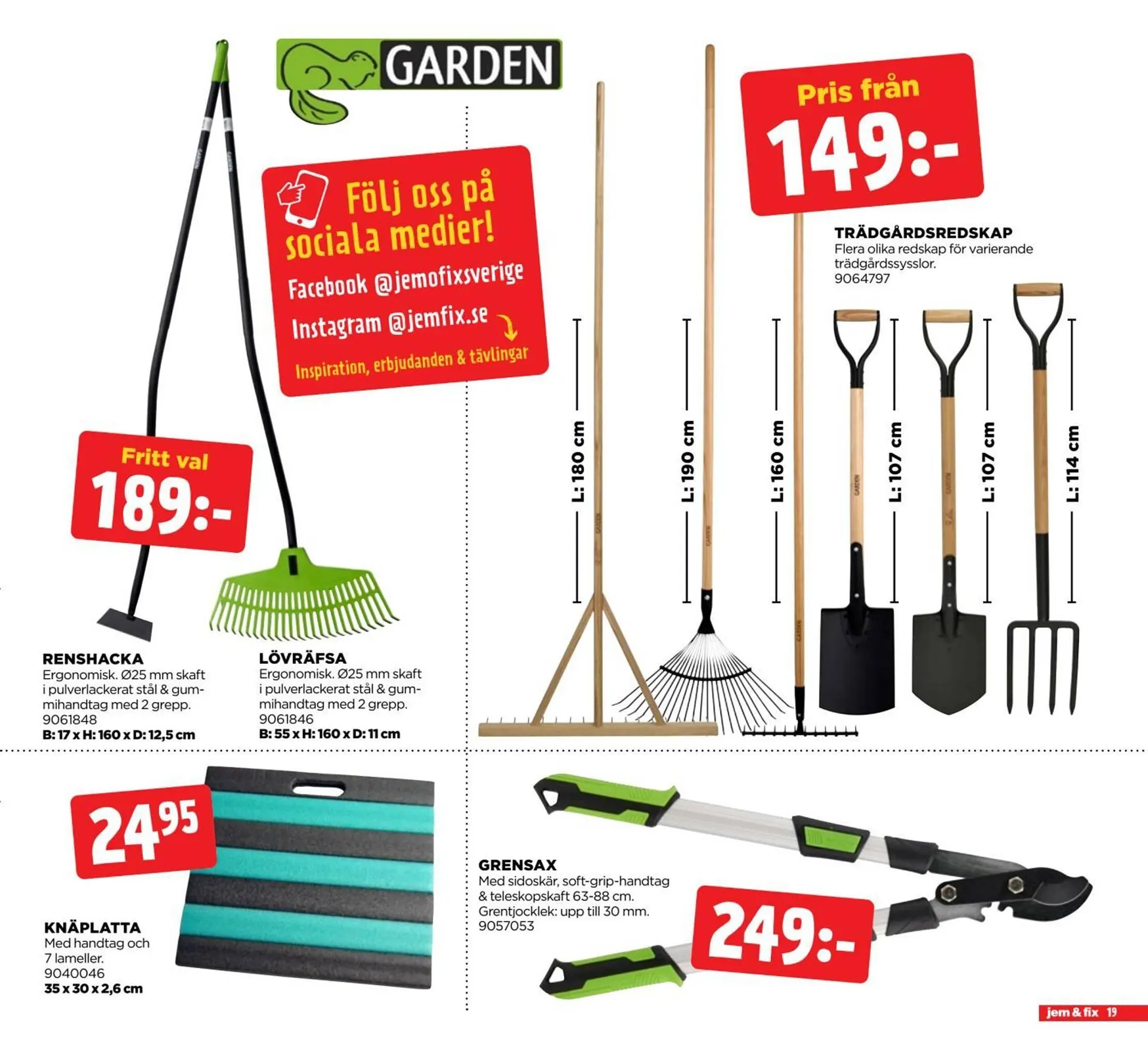 Jem&Fix reklamblad från 22 september till 6 oktober 2025 - Reklamblad sidor 19