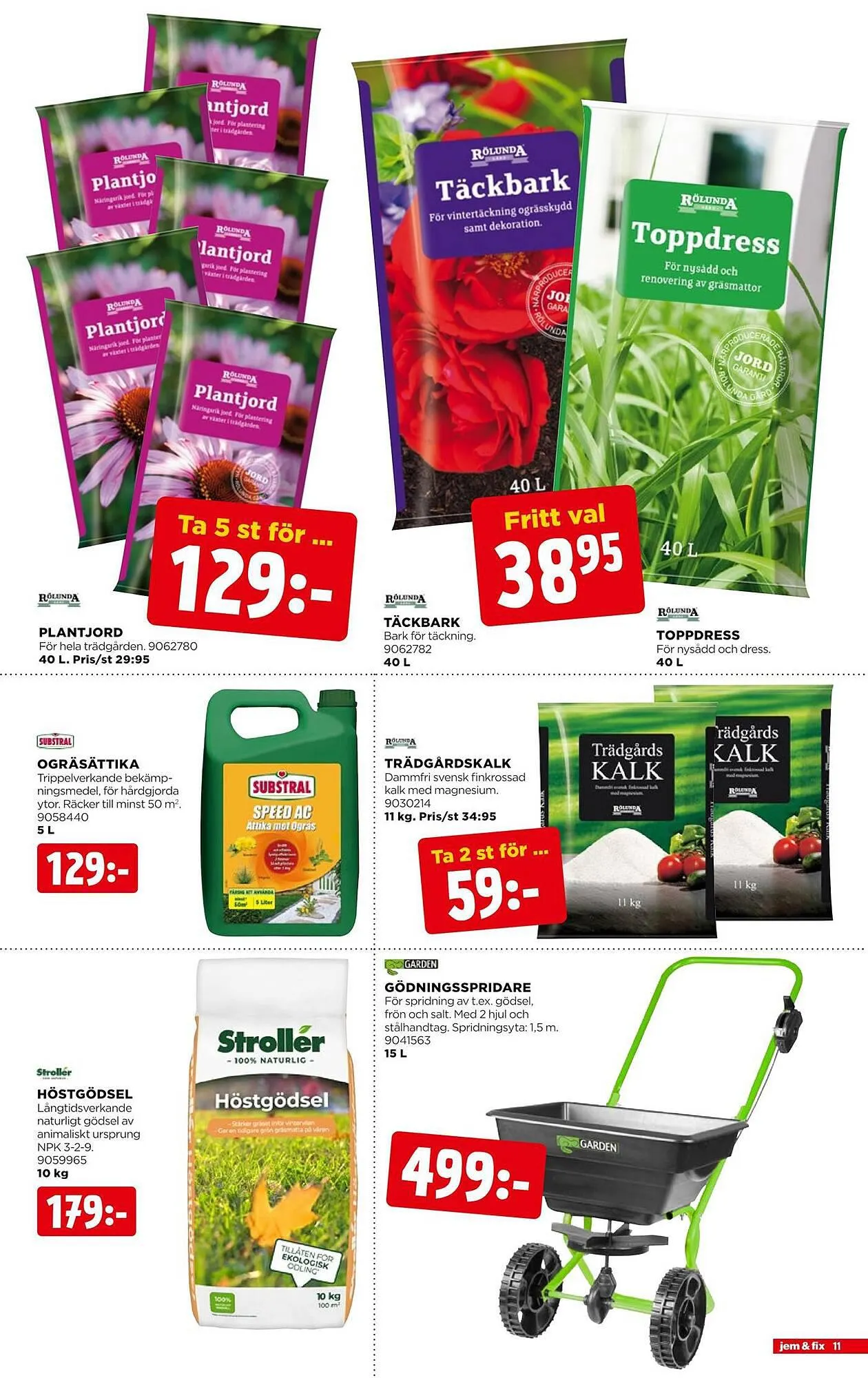 Jem&Fix reklamblad från 10 september till 24 september 2023 - Reklamblad sidor 11