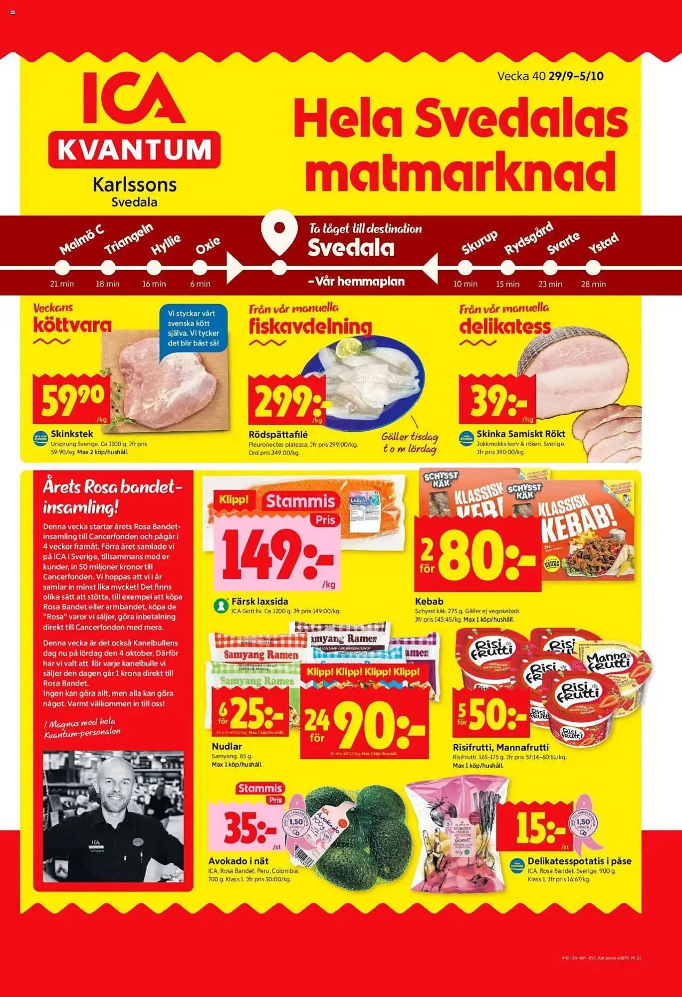 ICA Kvantum reklamblad från 29 september till 5 oktober 2025 - Reklamblad sidor 1