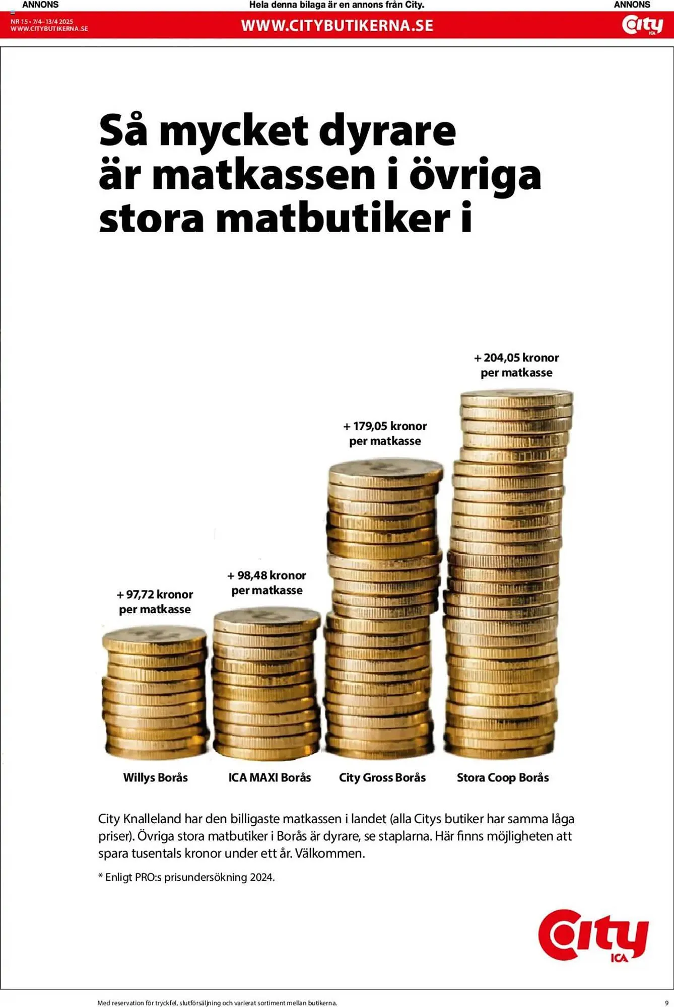 ICA Kvantum reklamblad från 7 april till 13 april 2025 - Reklamblad sidor 9
