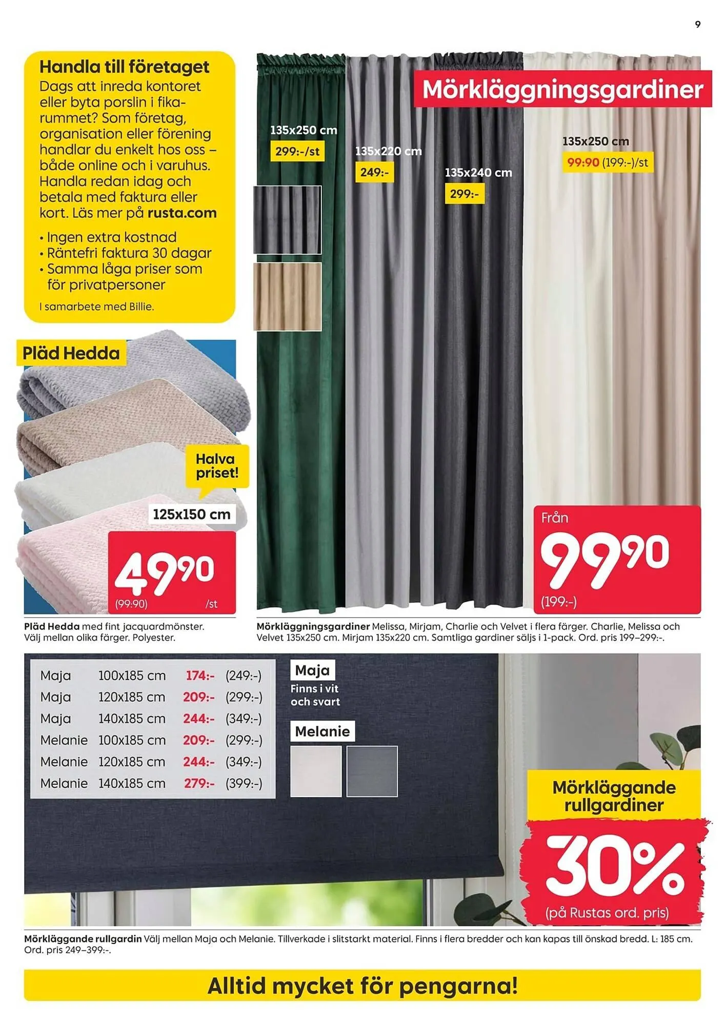 Rusta reklamblad från 2 mars till 8 mars 2026 - Reklamblad sidor 9