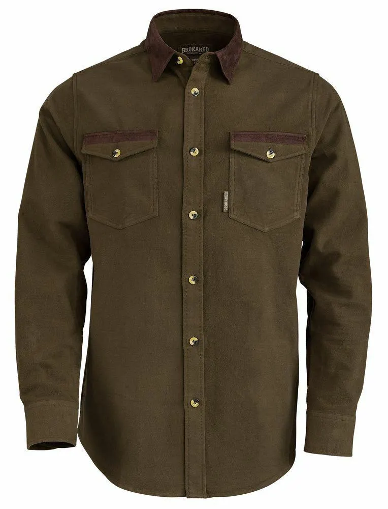 Mollskinnsskjorta Herr